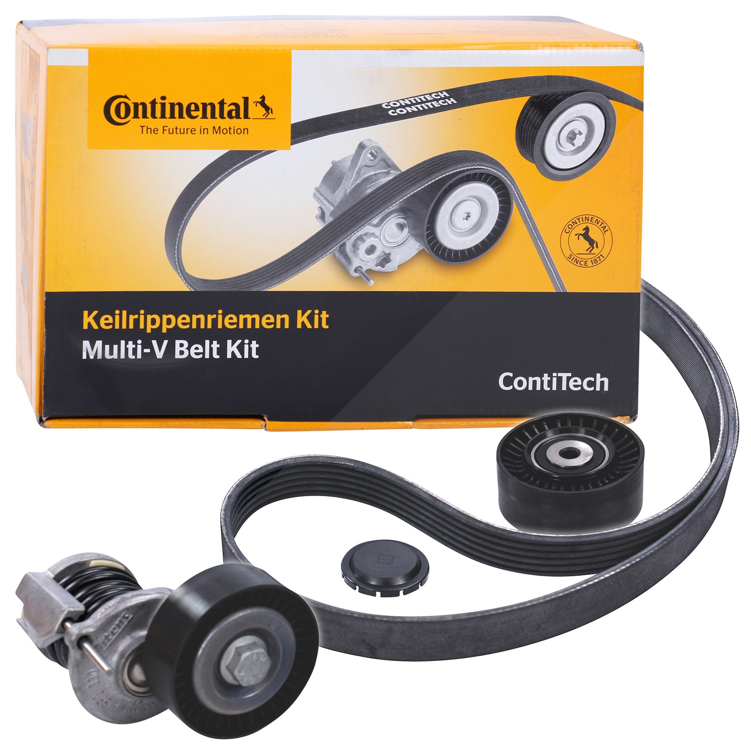Continental Ctam Keilrippenriemensatz [Hersteller-Nr. 6PK1613K1] für VW, Audi