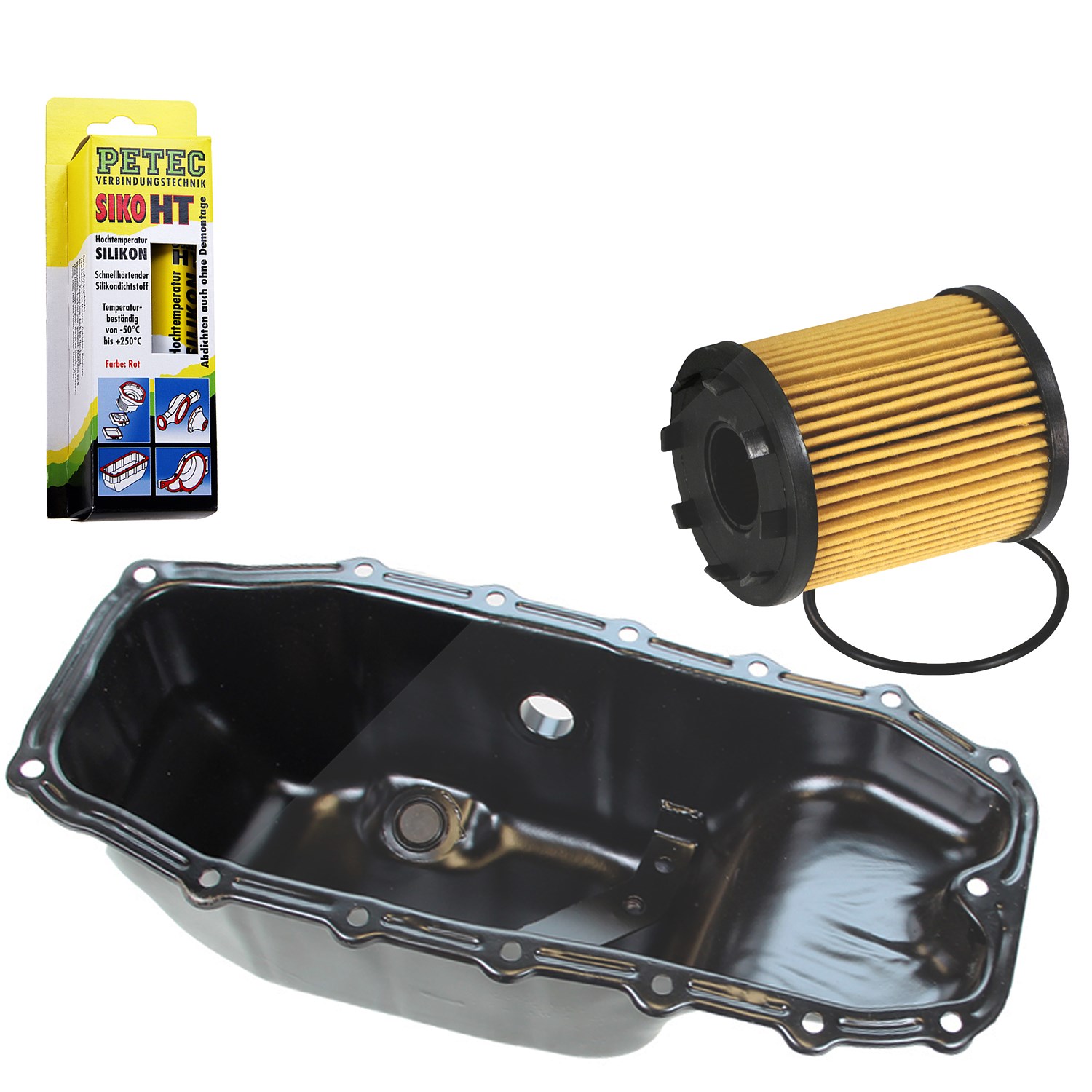 Bestprice Ölwanne + Filter + Dichtung [Hersteller-Nr. 10790166] für Opel