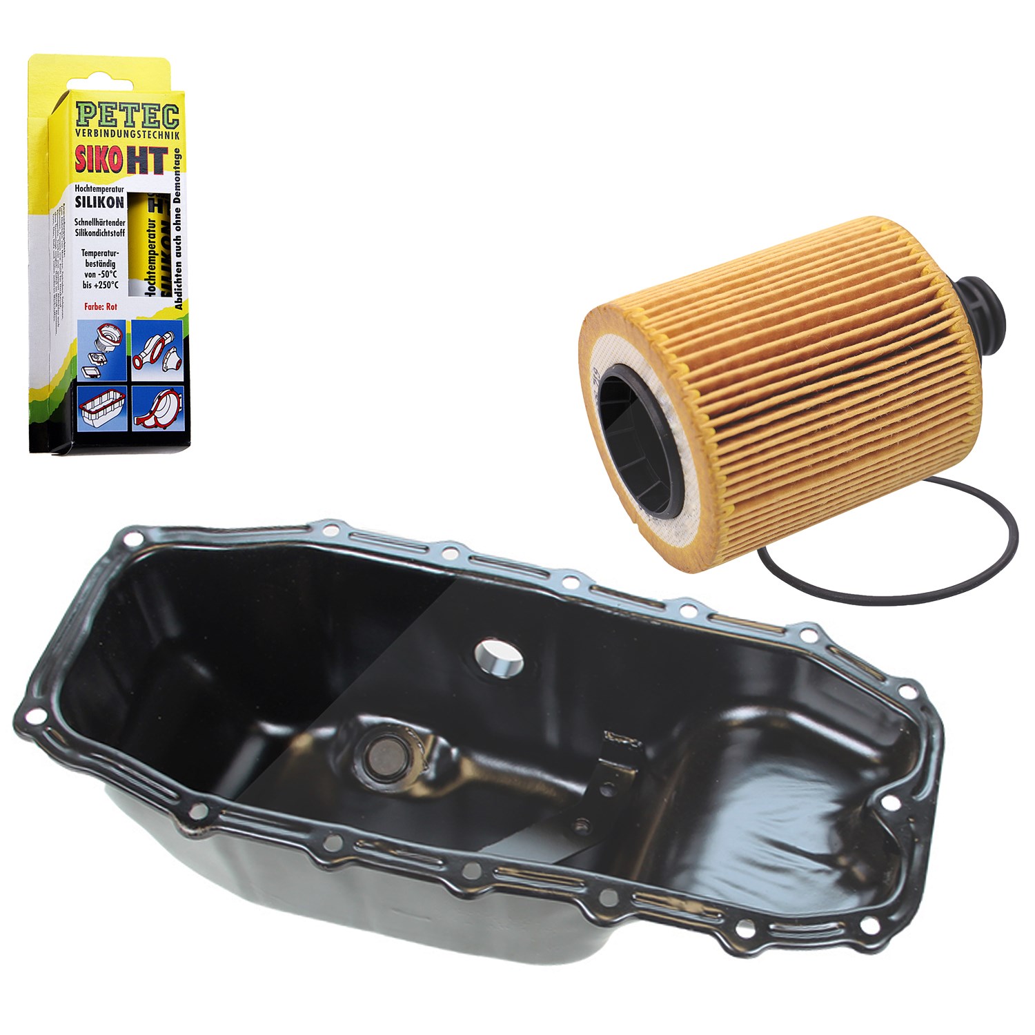 Bestprice Ölwanne + Filter + Dichtung [Hersteller-Nr. 10790167] für Opel
