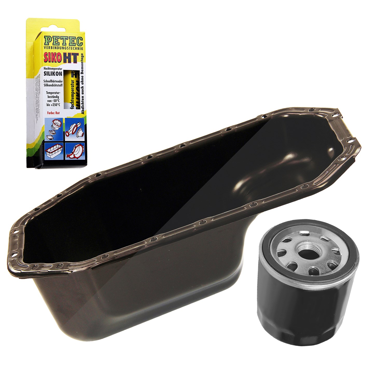 Bestprice Ölwanne + Filter + Dichtung [Hersteller-Nr. 10790173] für VW, Skoda, Seat