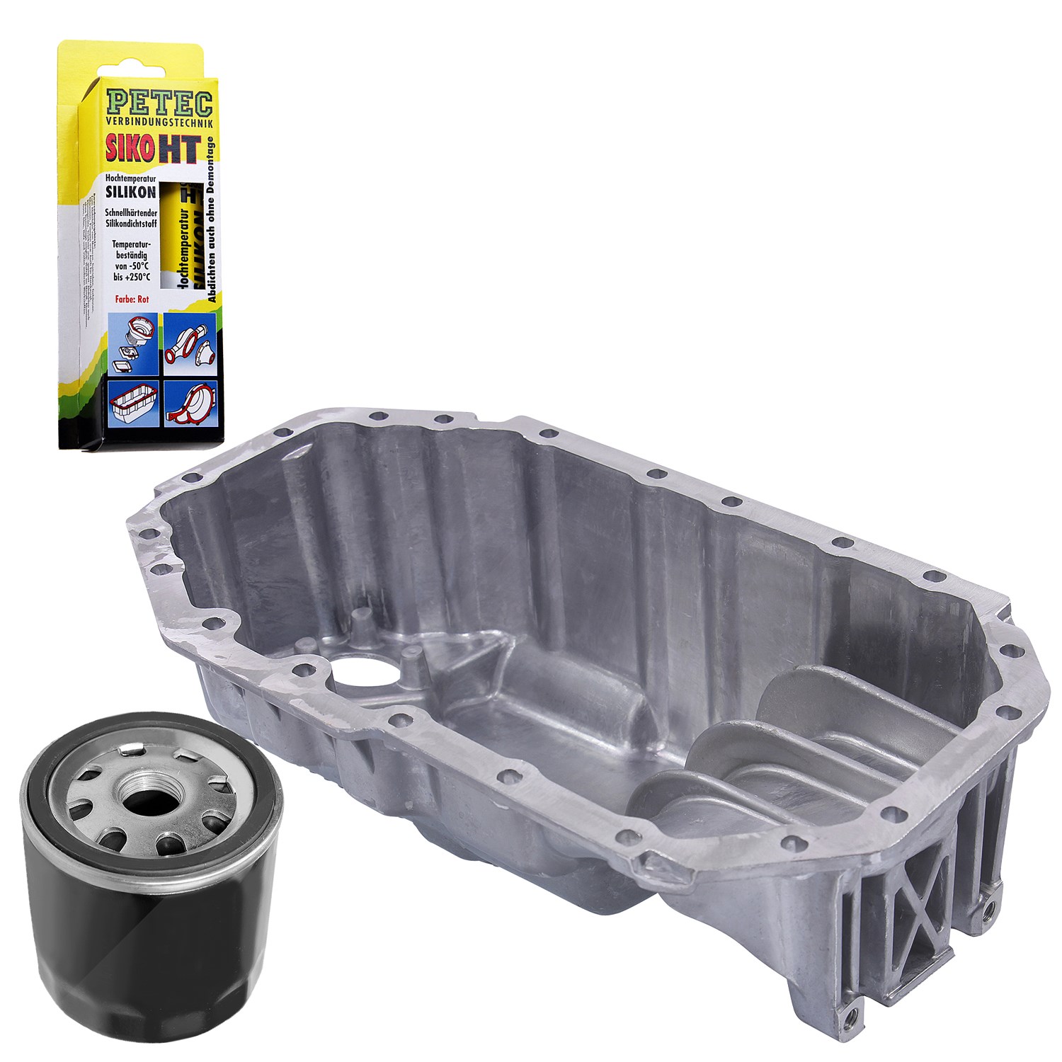 Bestprice Ölwanne + Filter + Dichtung [Hersteller-Nr. 10790174] für Skoda, VW, Seat