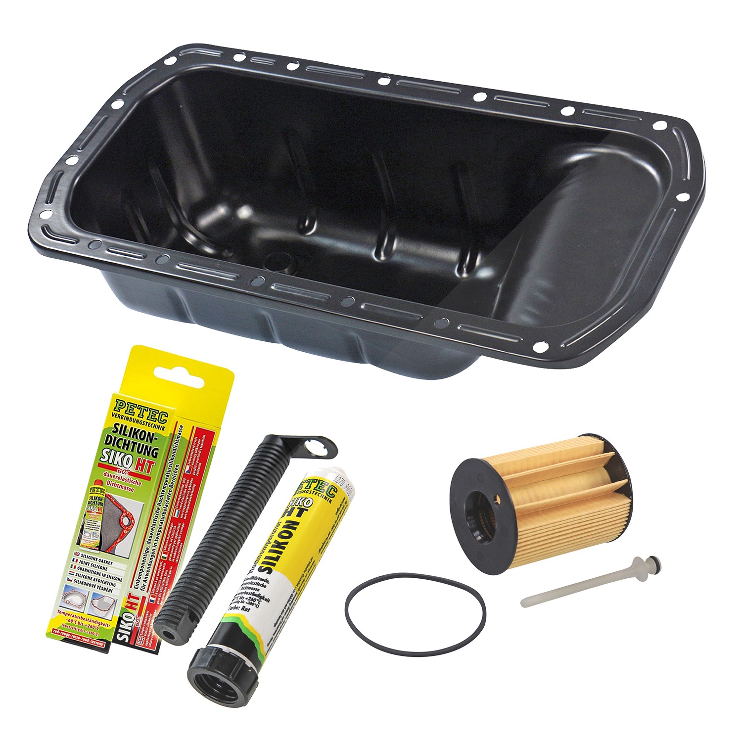 Bestprice Ölwanne + Filter + Dichtung [Hersteller-Nr. 10790180] für Peugeot, Mazda, Ford, Mini, Toyota, Volvo, Citroën