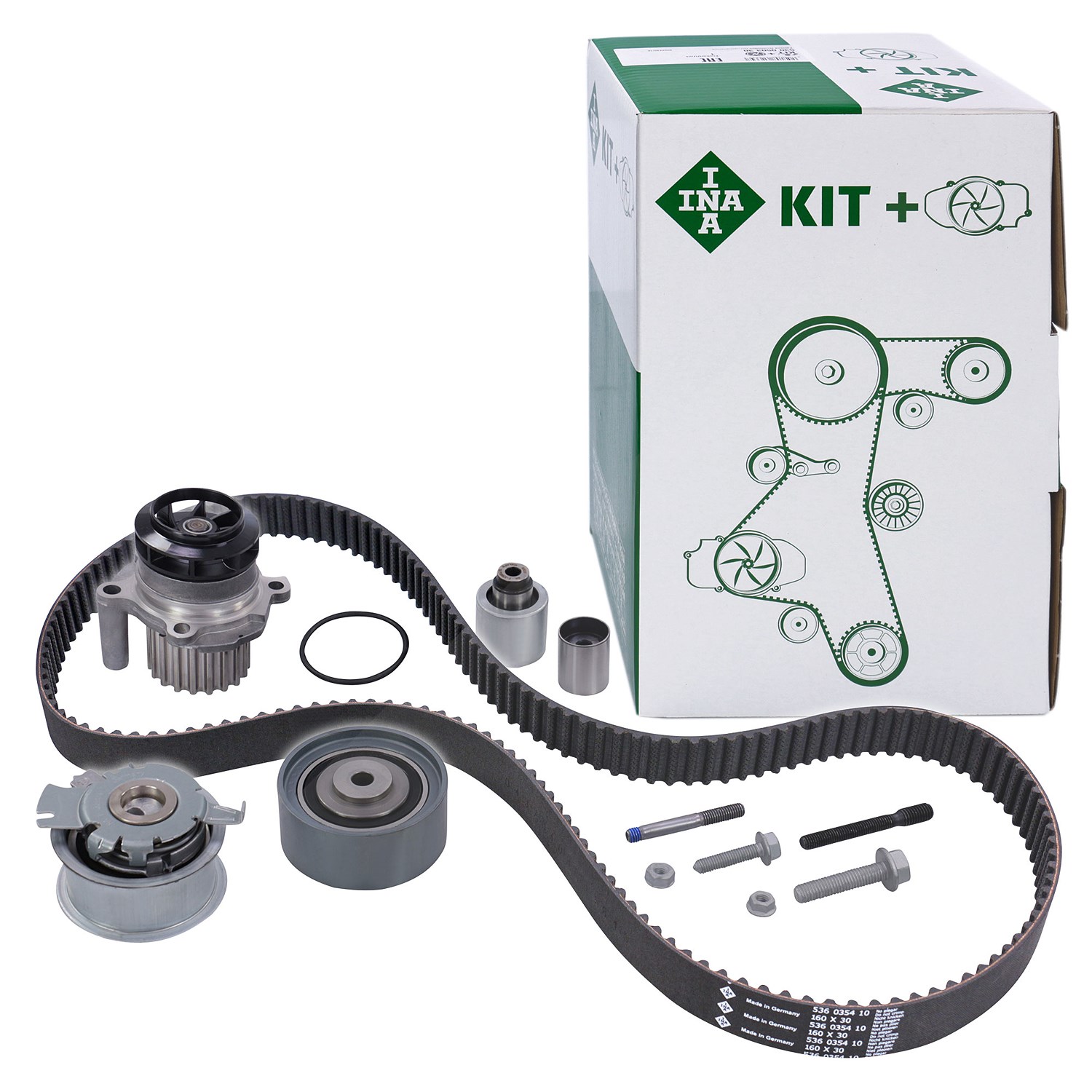 Schaeffler Ina Wasserpumpe + Zahnriemensatz [Hersteller-Nr. 530050330] für Seat, VW, Audi, Skoda