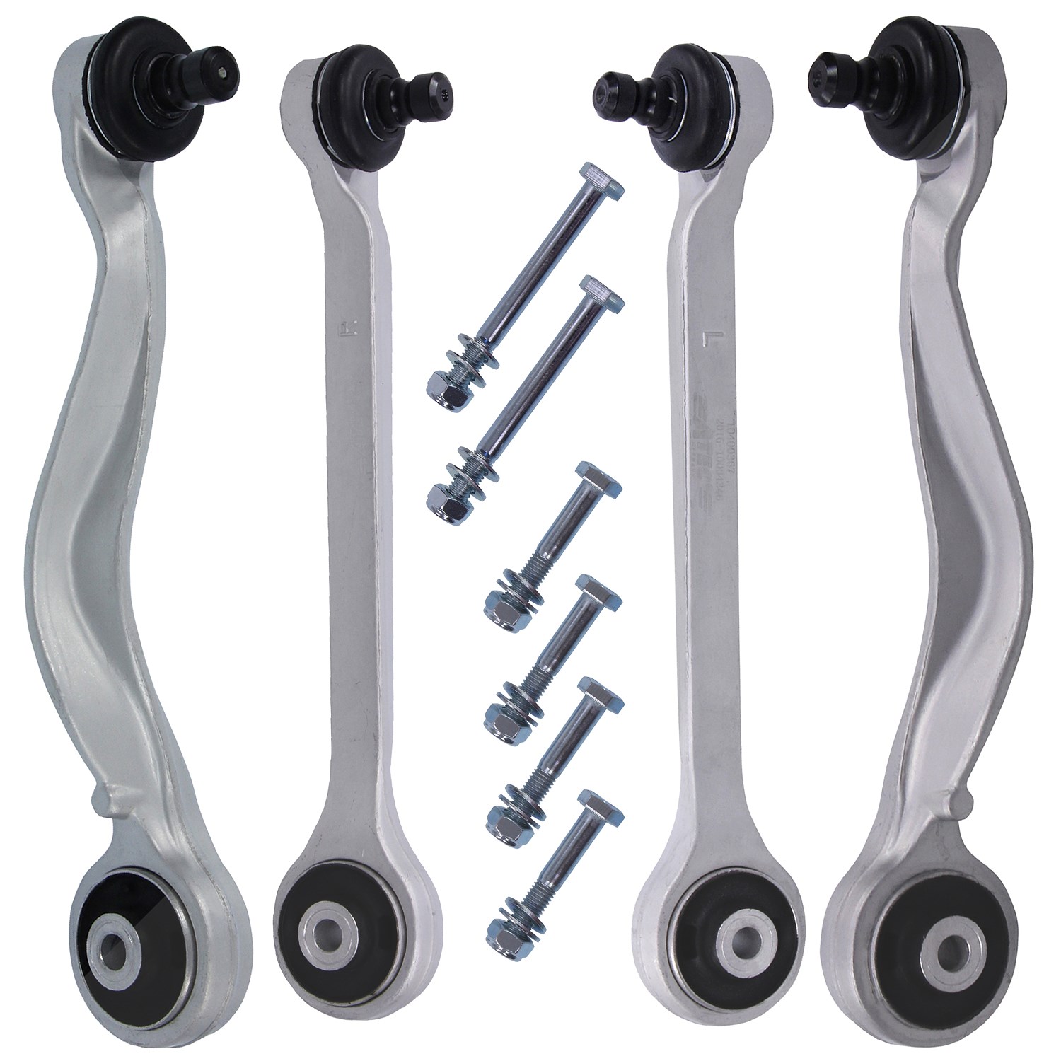 Bestprice Satz Querlenker oben 4x [Hersteller-Nr. 10610027] für Audi, VW, Skoda