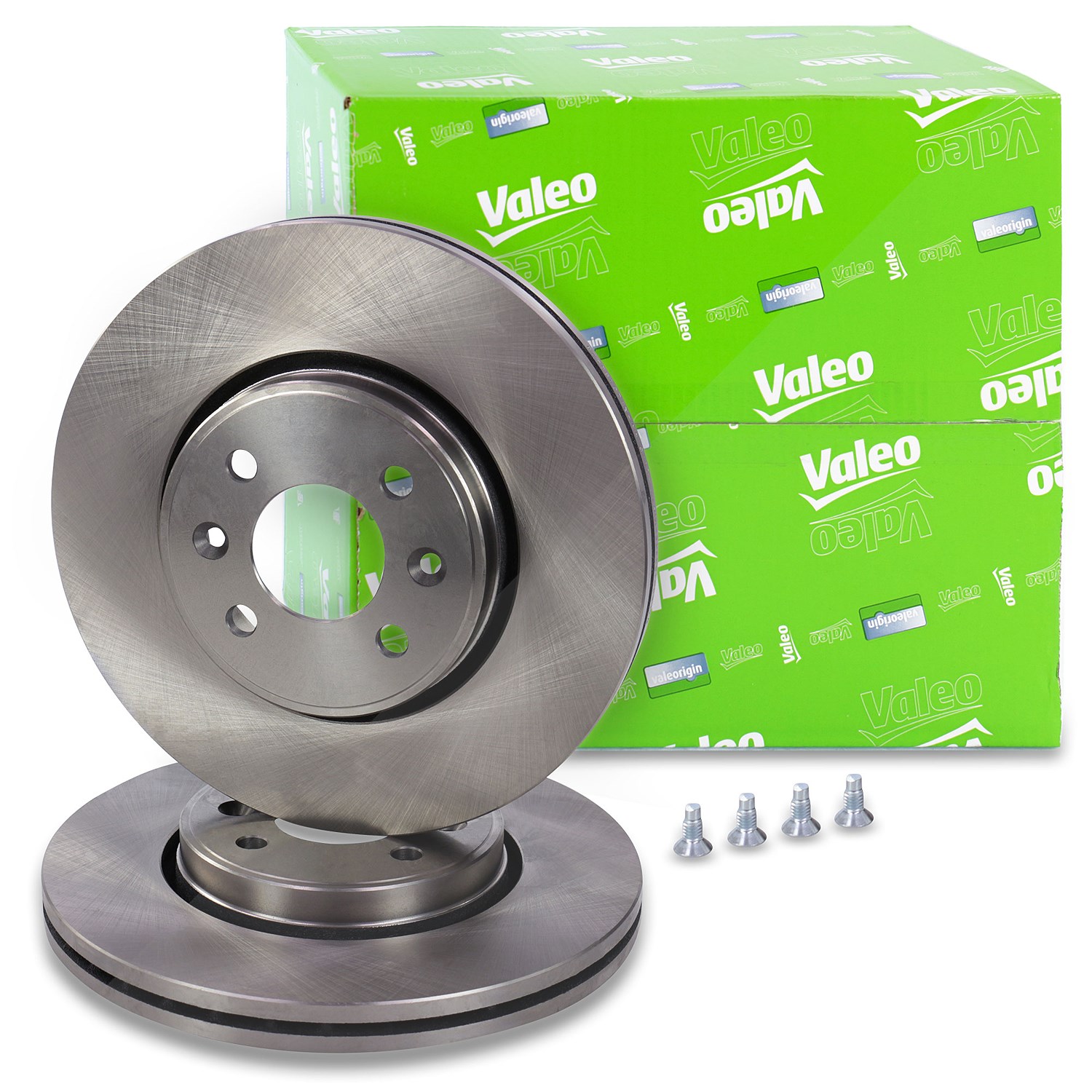 Valeo Bremsscheibe Vorderachse belüftet [Hersteller-Nr. 186655] für Renault, Dacia