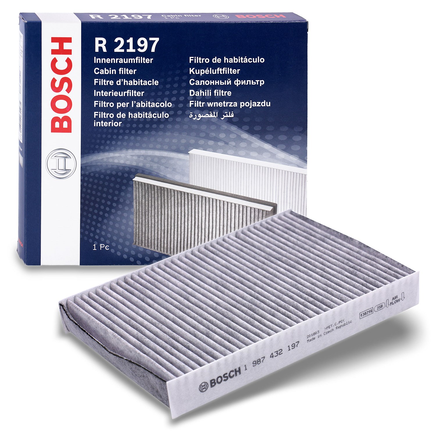 Bosch Filter, Innenraumluft [Hersteller-Nr. 1987432197] für Renault, Nissan