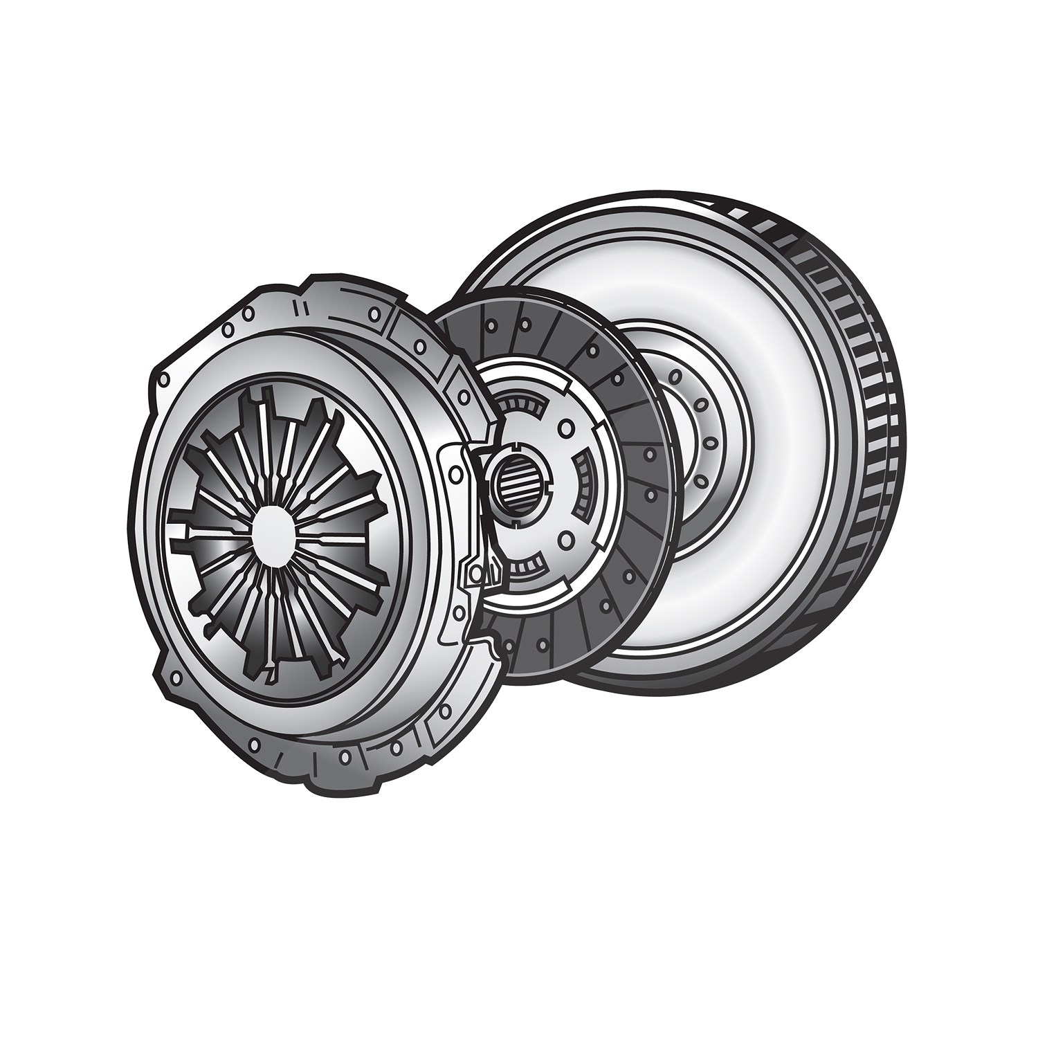 Valeo Kupplungssatz [Hersteller-Nr. 835132] für Volvo, Ford