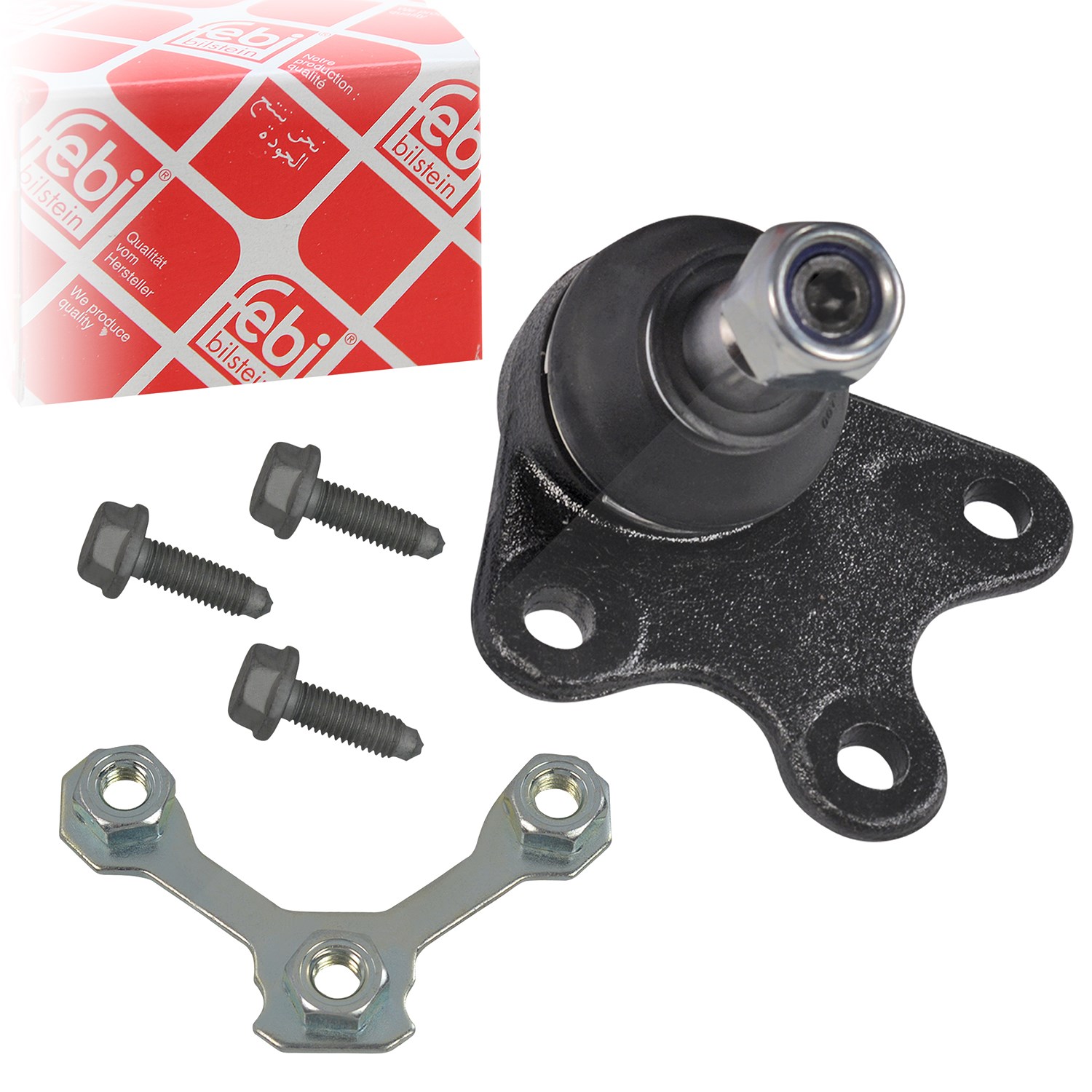Febi Bilstein Reparatursatz,Trag-/Führungsgelenk [Hersteller-Nr. 19412] für Audi, VW, Skoda, Seat