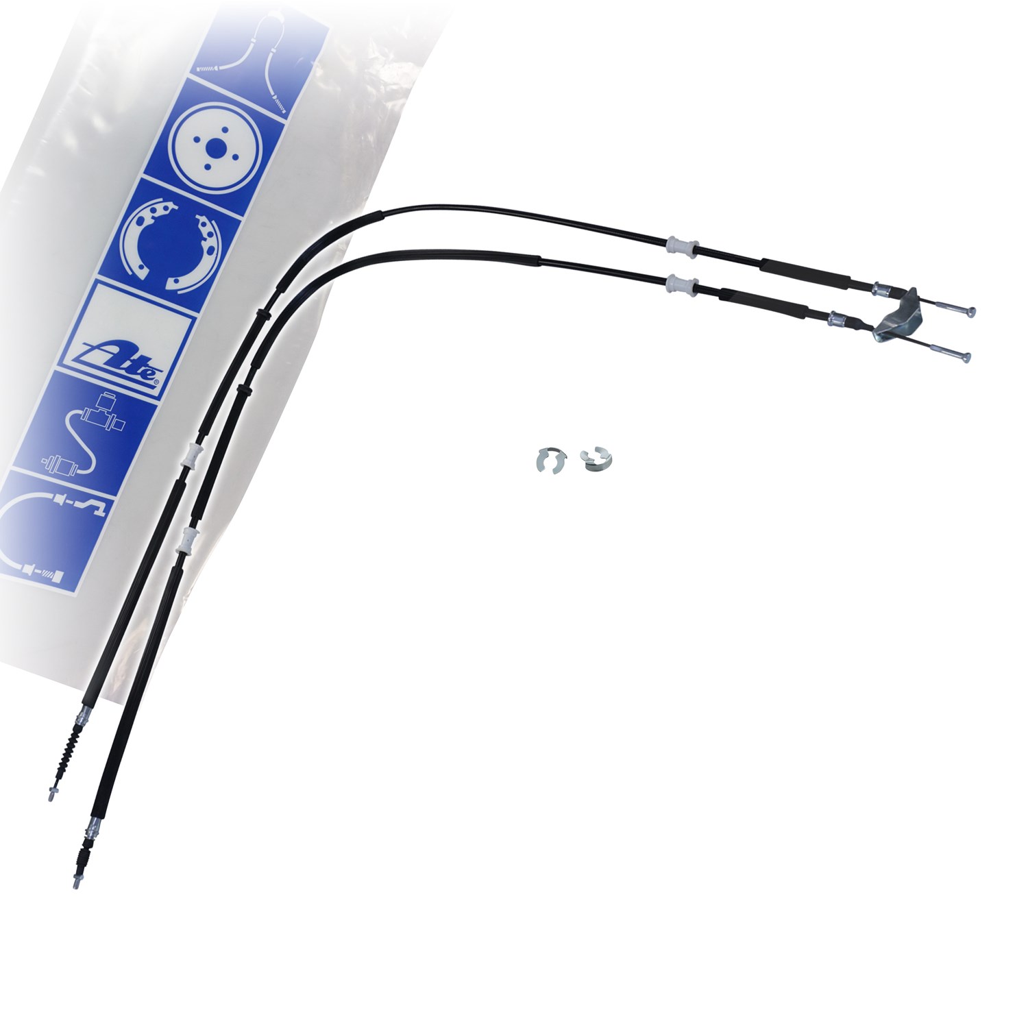 Ate Seilzug, Feststellbremse [Hersteller-Nr. 24.3727-0756.2] für Opel, Vauxhall