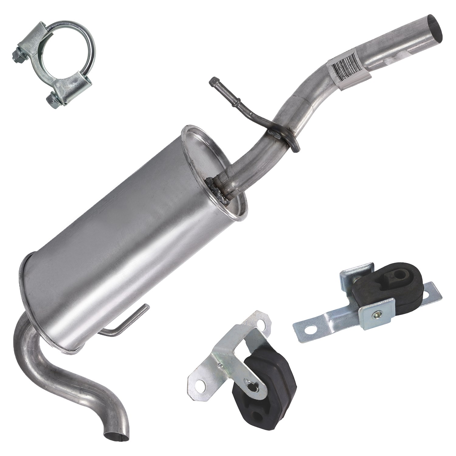 Bestprice Endschalldämpfer Set [Hersteller-Nr. 34006808] für Seat, VW