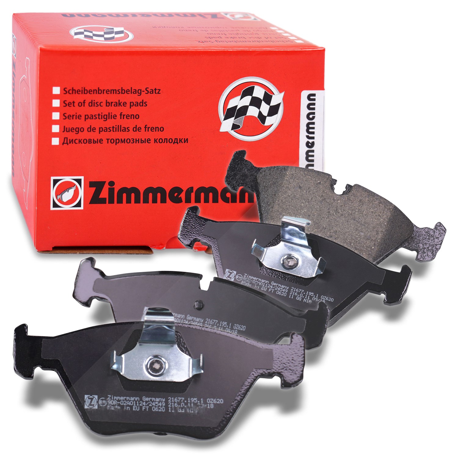 Zimmermann Bremsbelagsatz vorne [Hersteller-Nr. 21677.195.1] für BMW