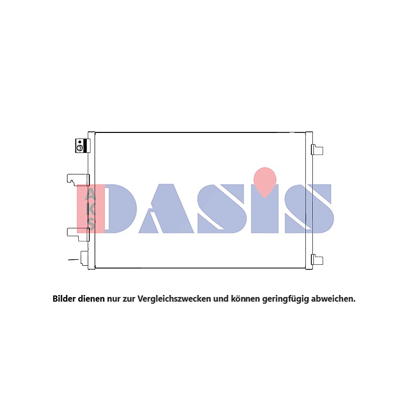 Aks Dasis Kondensator, Klimaanlage [Hersteller-Nr. 072059N] für Nissan
