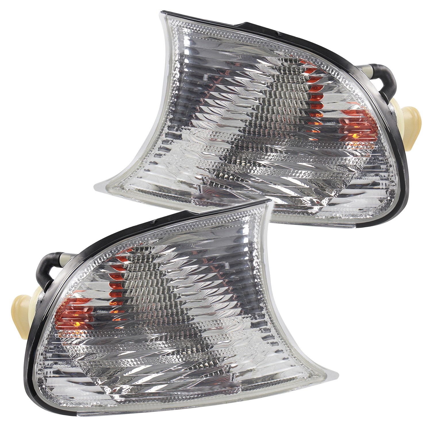 Bestprice 2x Blinker weiß vorne mit Lampenträger [Hersteller-Nr. 31322003] für BMW