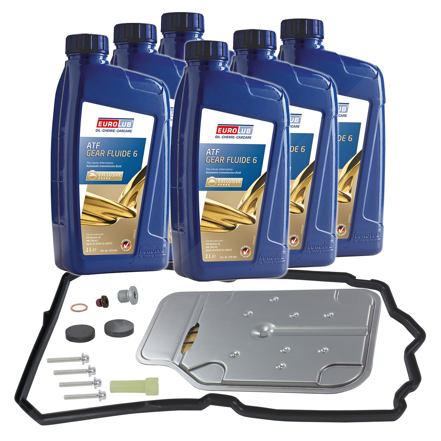 Bestprice Set Hydraulikfilter Automatikgetriebe + EUROLUB [Hersteller-Nr. 10790158] für Mercedes-Benz