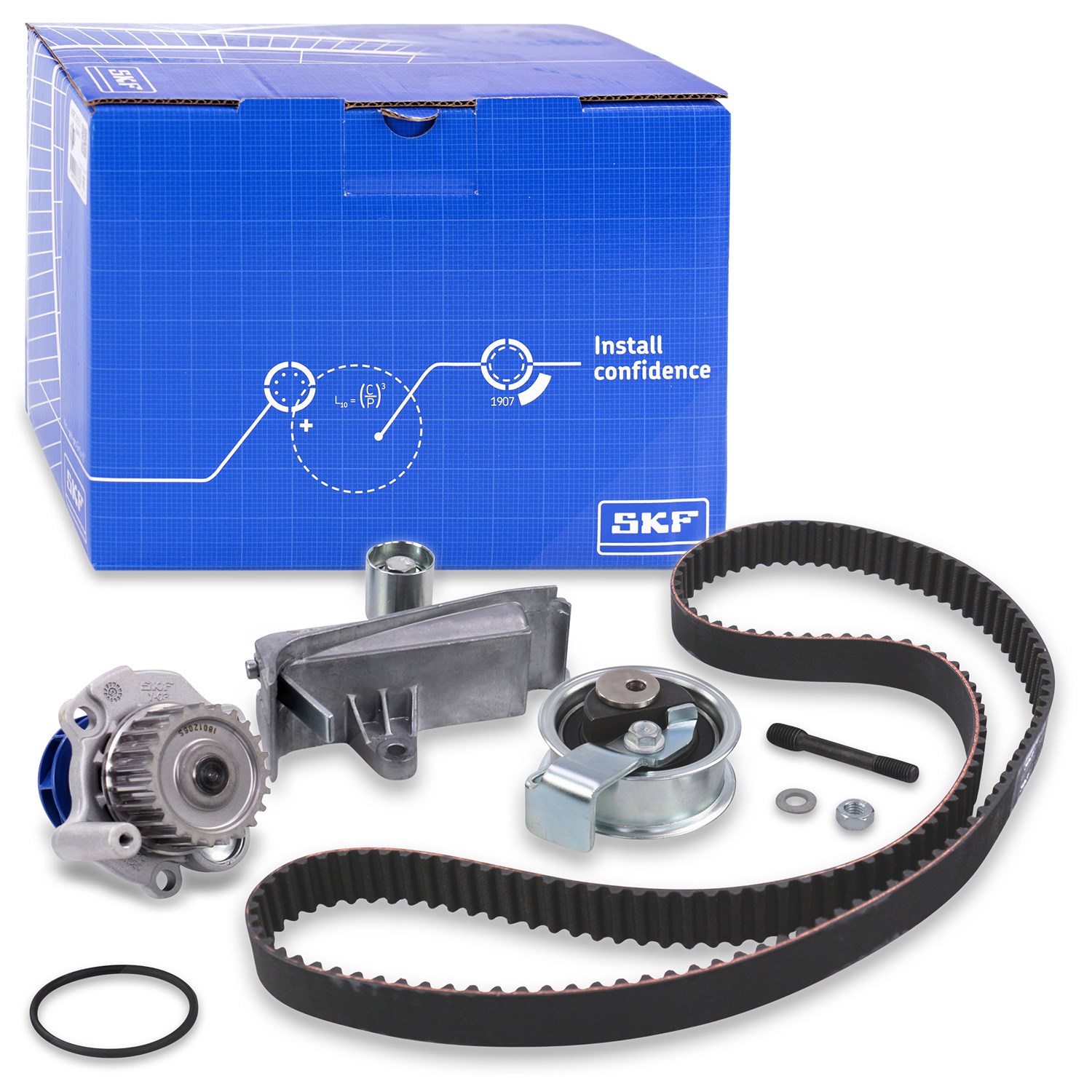 Skf Wasserpumpe + Zahnriemensatz [Hersteller-Nr. VKMC01918-1] für Skoda, Audi, VW, Seat