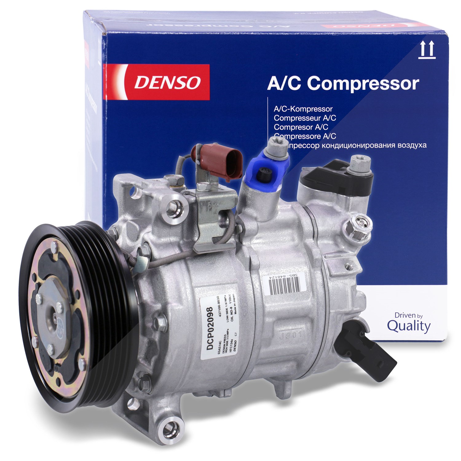 Denso Kompressor, Klimaanlage [Hersteller-Nr. DCP02098] für Audi
