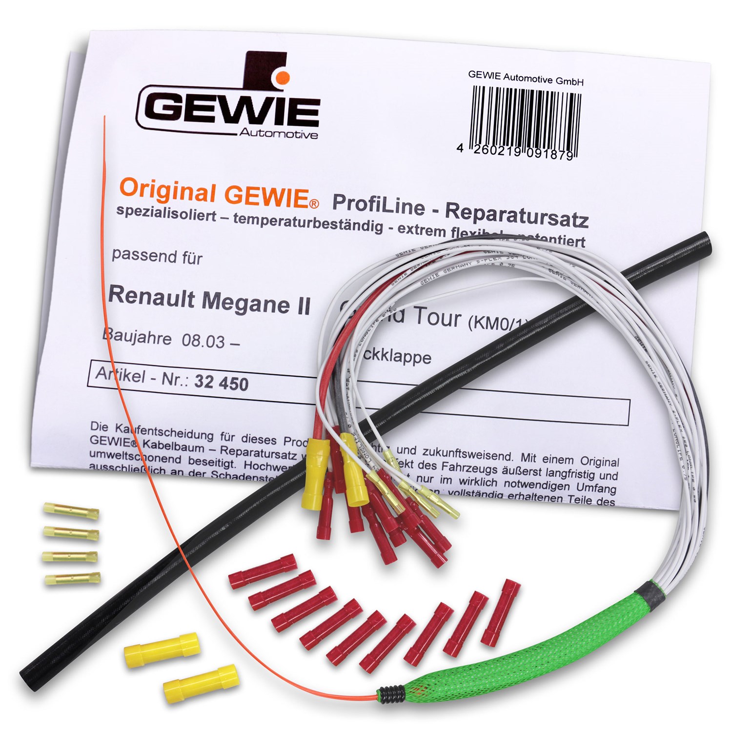 Gewie Rep.Satz Kabelbaum Heckklappe [Hersteller-Nr. 32450] für Renault