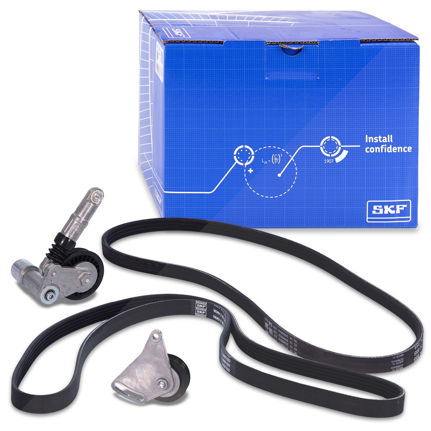 Skf Keilrippenriemensatz [Hersteller-Nr. VKMA31020] für Audi, VW, Skoda