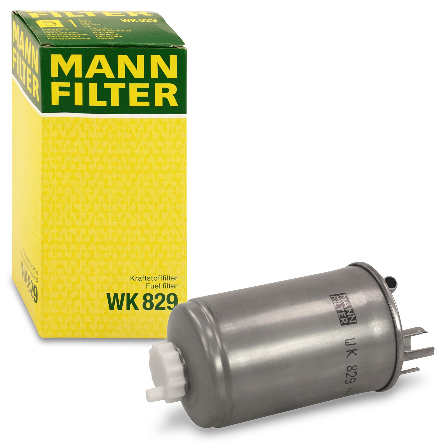 Mann-filter Kraftstofffilter [Hersteller-Nr. WK829] für Audi