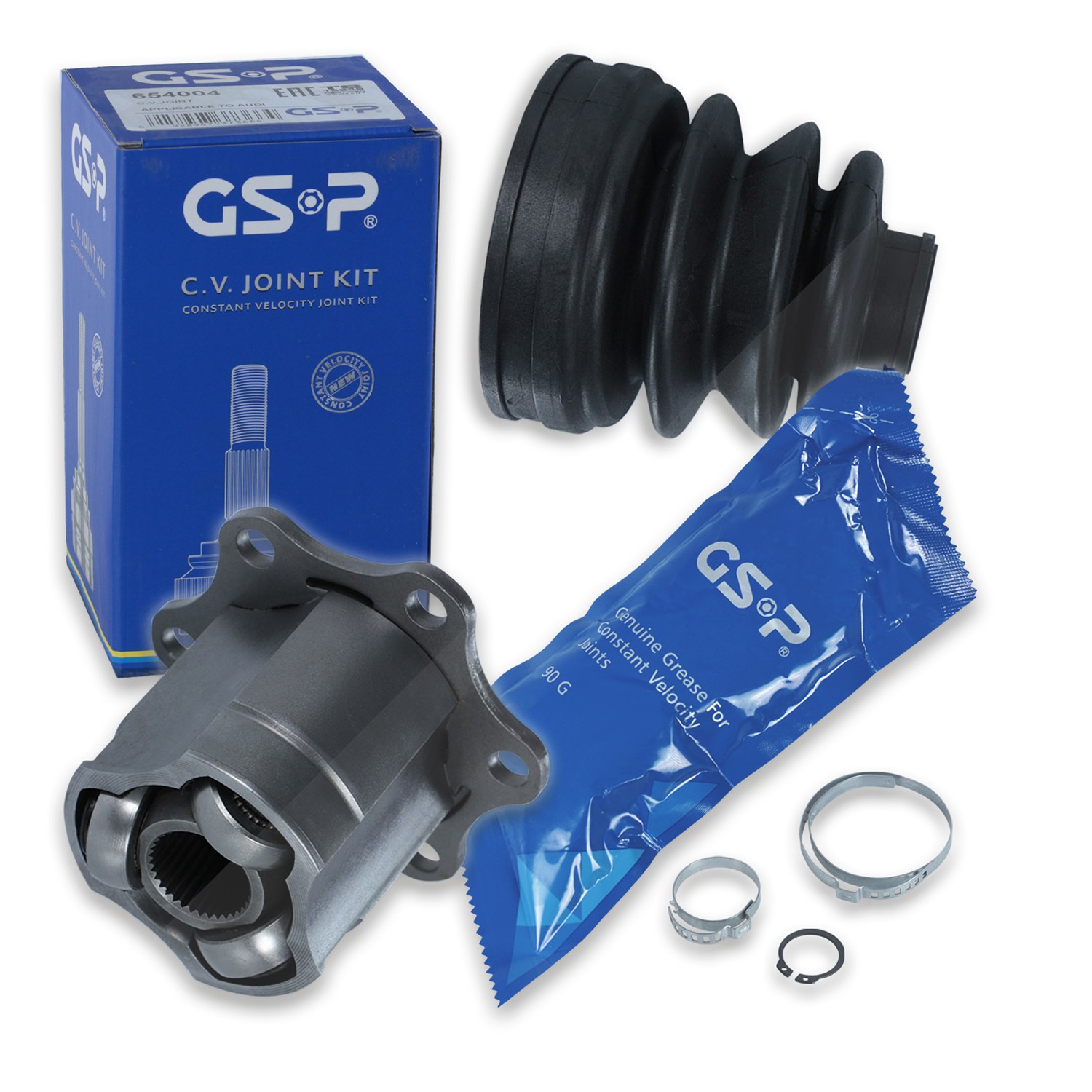 Gsp Gelenksatz, Antriebswelle [Hersteller-Nr. 654004] für Skoda, VW, Seat, Audi