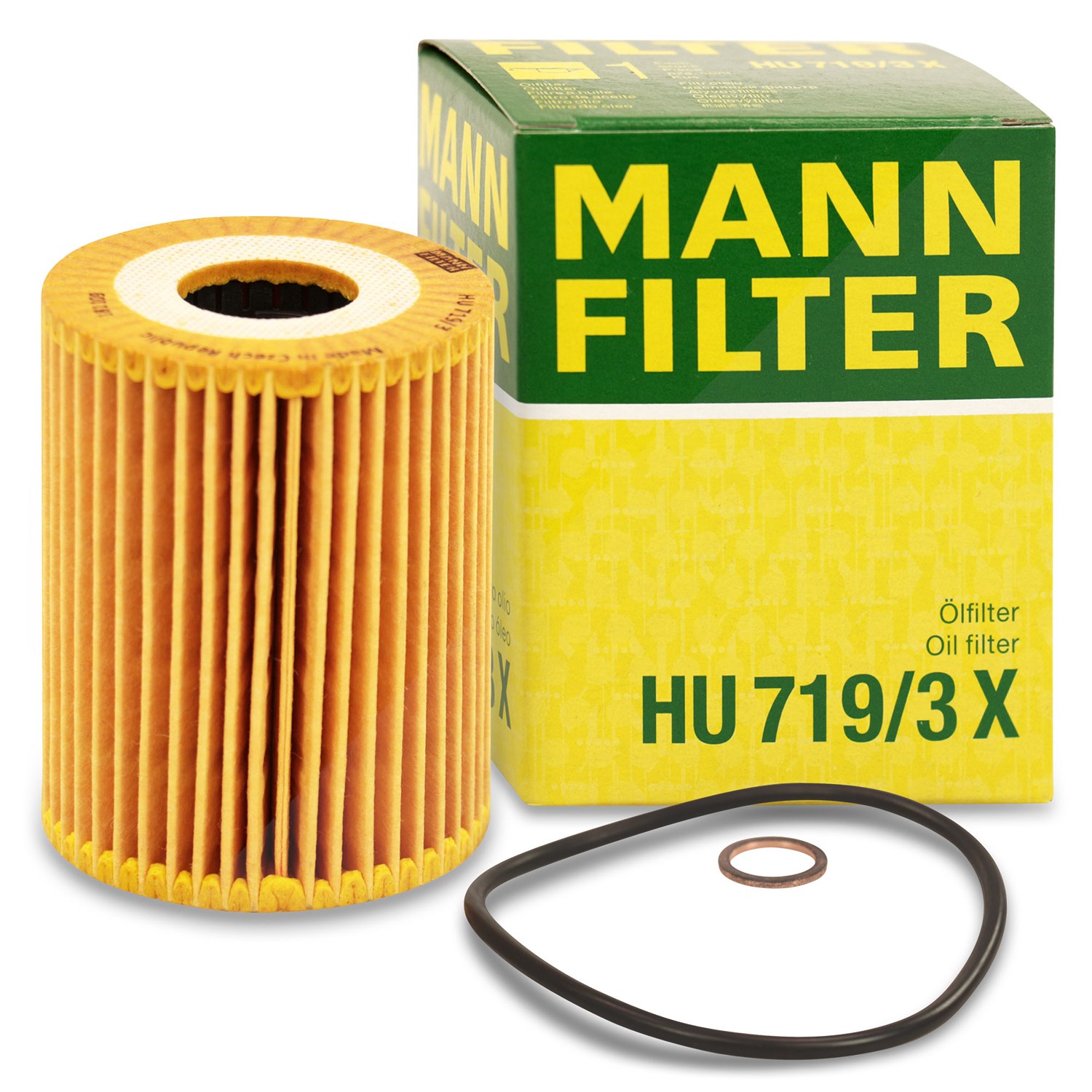 Mann-filter Ölfilter [Hersteller-Nr. HU719/3x] für Vauxhall, Chevrolet, Opel