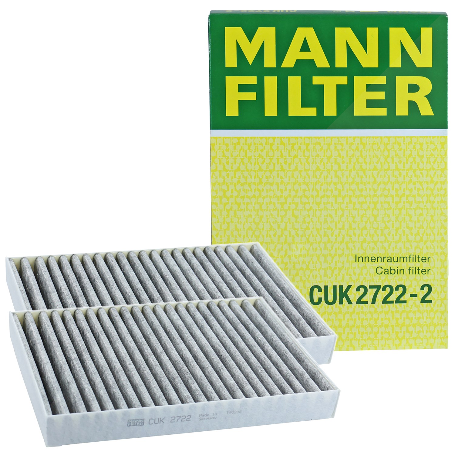 Mann-filter Filter, Innenraumluft [Hersteller-Nr. CUK2722-2] für Mercedes-Benz