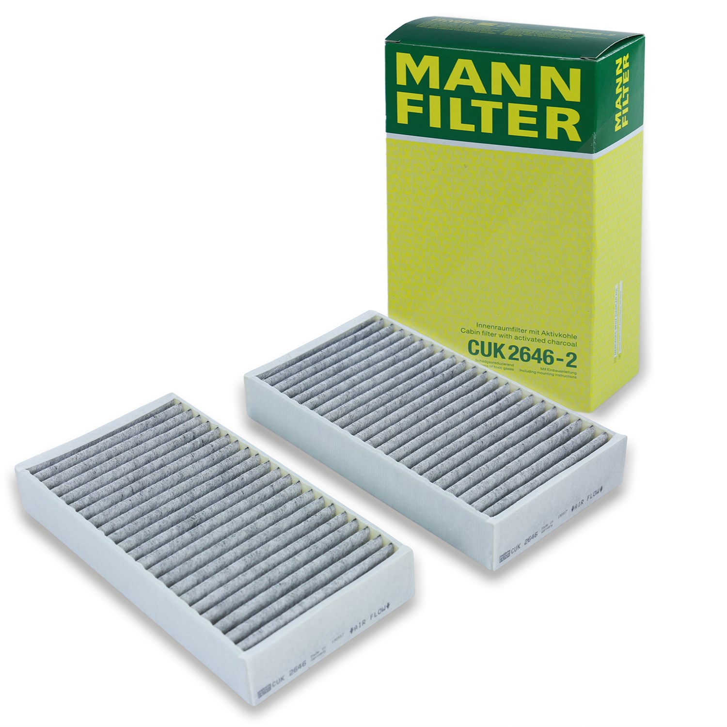 Mann-filter Filter, Innenraumluft [Hersteller-Nr. CUK2646-2] für Mercedes-Benz