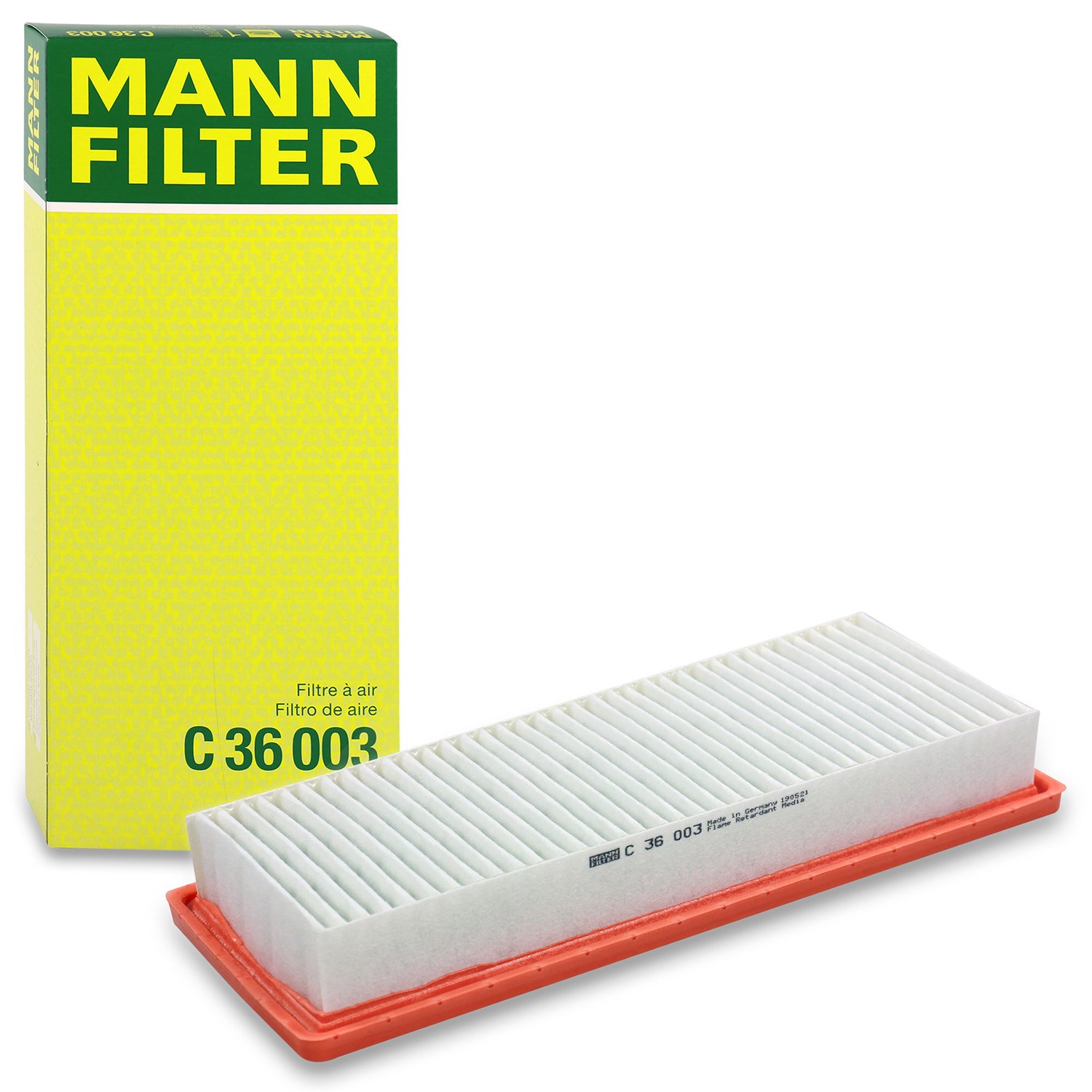 Mann-filter Luftfilter [Hersteller-Nr. C36003] für Peugeot, Opel, Ds, Vauxhall, Ds (capsa), Mini, Citroën