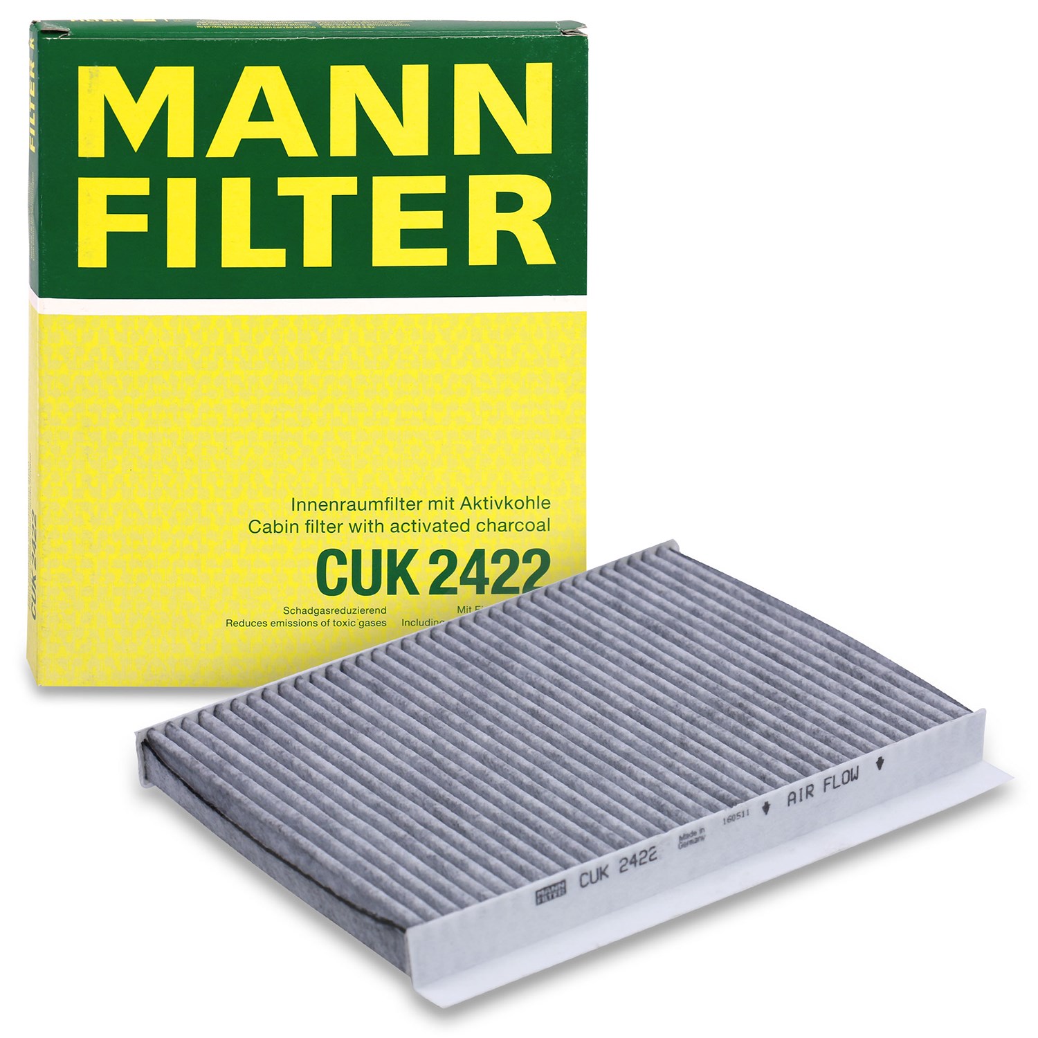 Mann-filter Filter, Innenraumluft [Hersteller-Nr. CUK2422] für Lancia, Fiat, Chrysler
