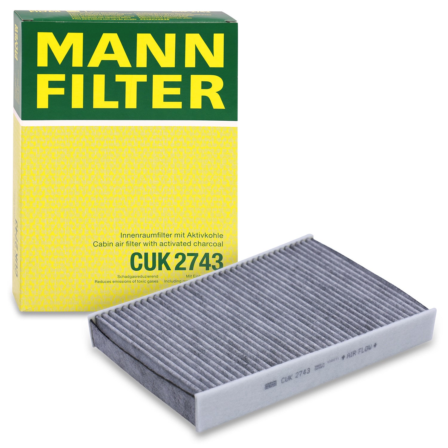 Mann-filter Filter, Innenraumluft [Hersteller-Nr. CUK2743] für Peugeot
