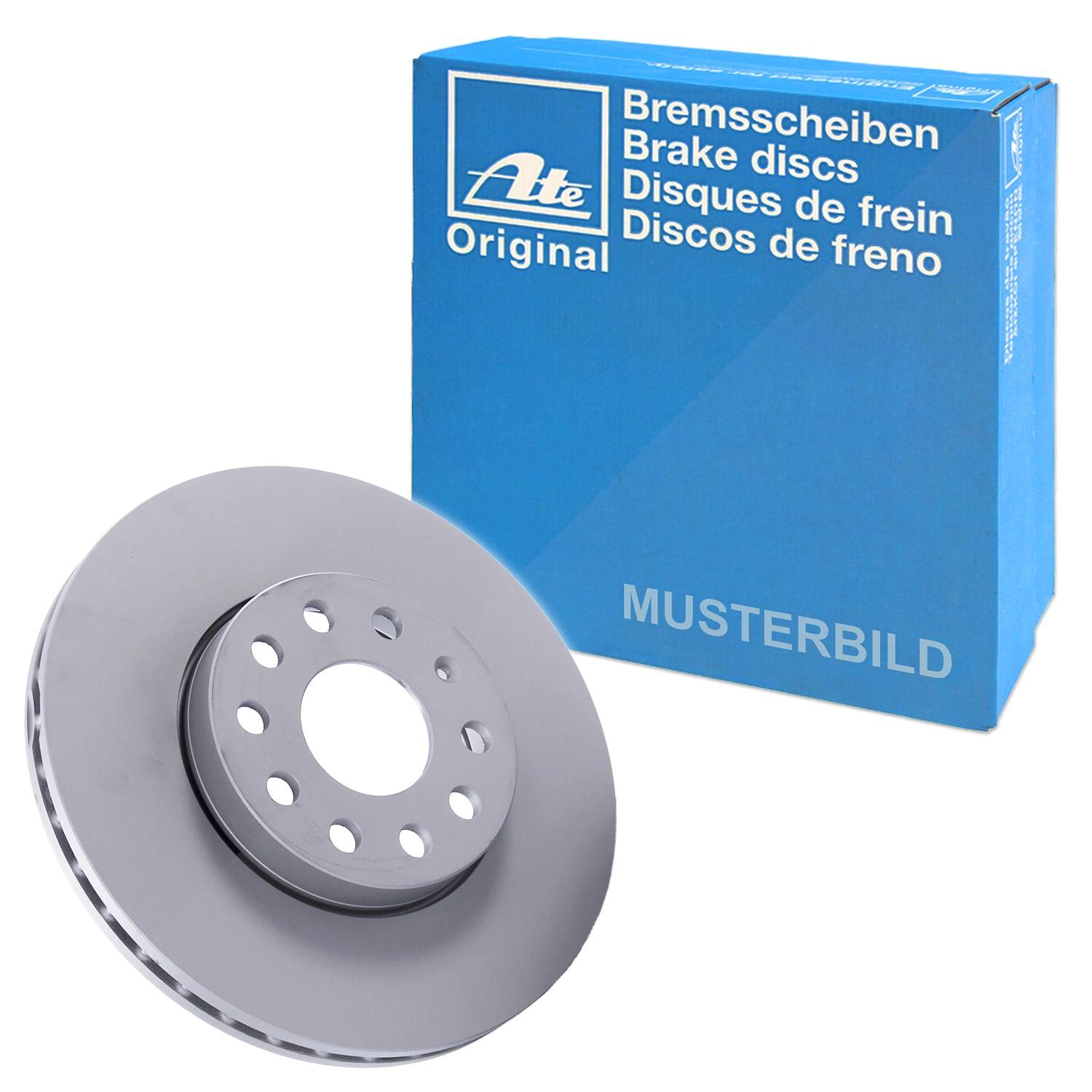 Ate Bremsscheibe [Hersteller-Nr. 24.0122-0222.1] für Audi, VW