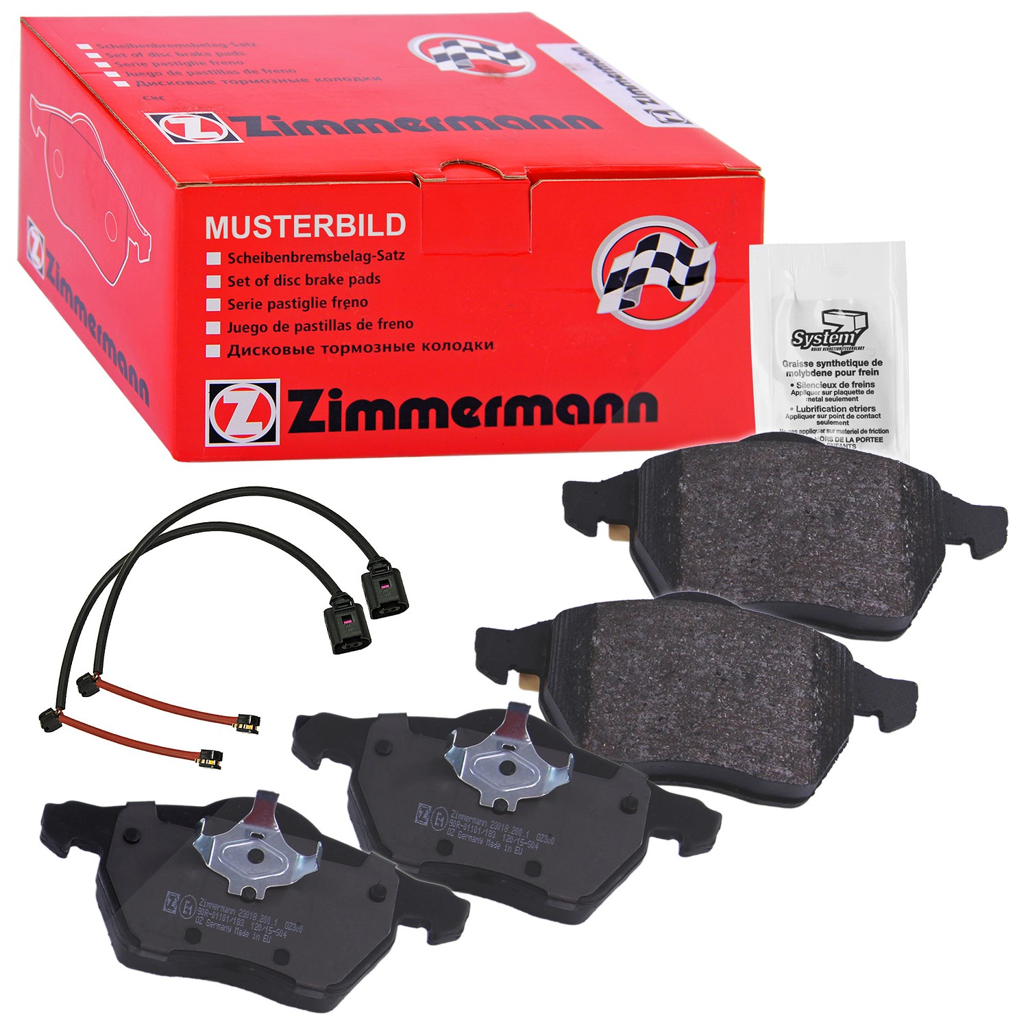 Zimmermann Bremsbelagsatz Hinterachse [Hersteller-Nr. 20180.170.2] für BMW