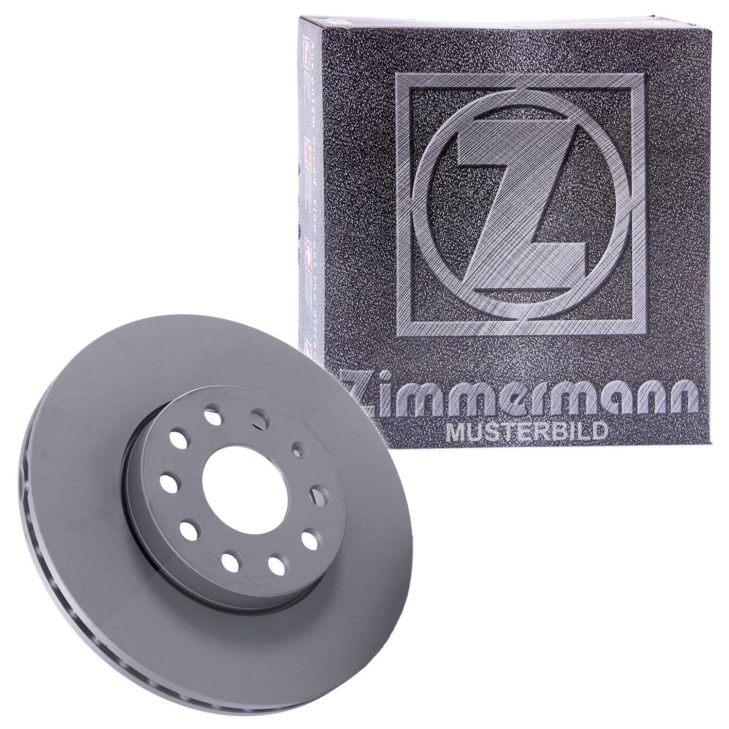Zimmermann 1x Bremsscheibe [Hersteller-Nr. 100.3364.75] für Audi