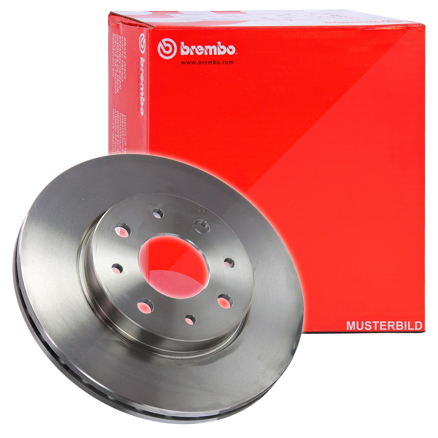 Brembo Bremsscheibe Vorderachse Belüftet [Hersteller-Nr. 09.7820.10] für Daewoo