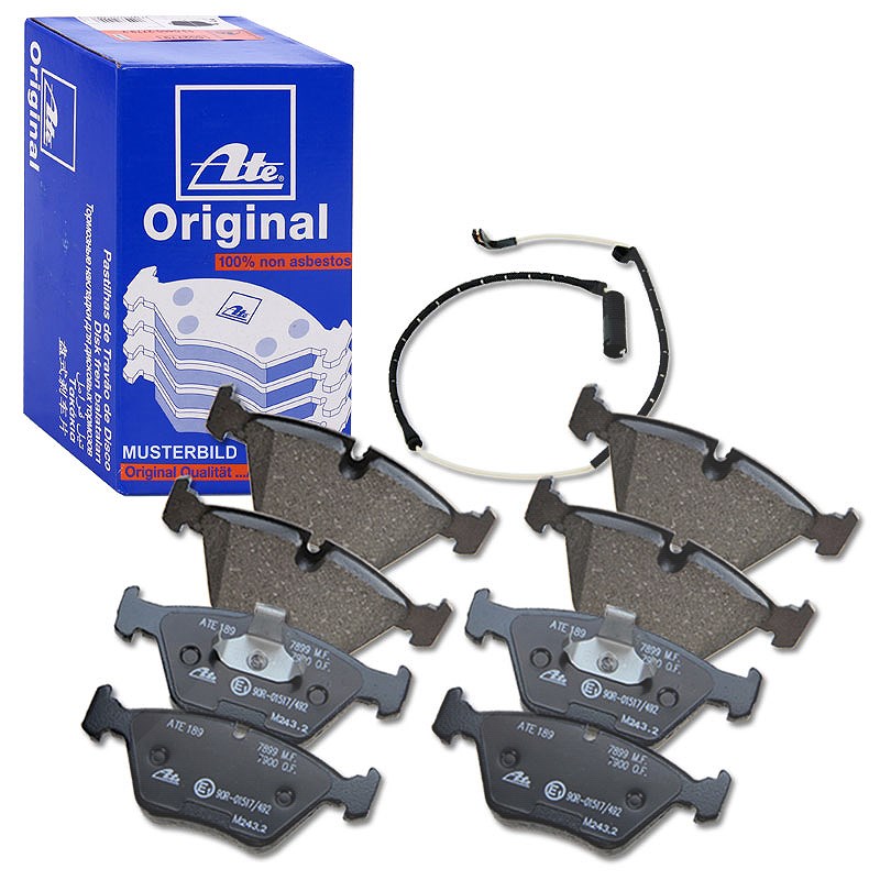 Ate Bremsbelagsatz mit VWK Vorne+Hinten [Hersteller-Nr. 10702259] für VW, Skoda, Seat