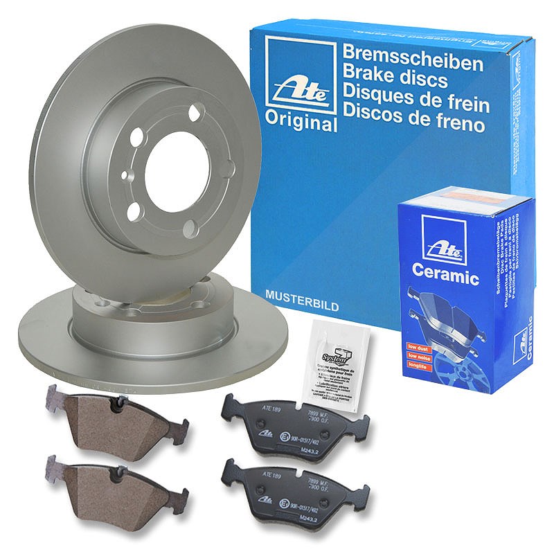 Ate Bremsscheiben+Ceramic Beläge Vorderachse Voll [Hersteller-Nr. 10698959] für Mercedes-Benz