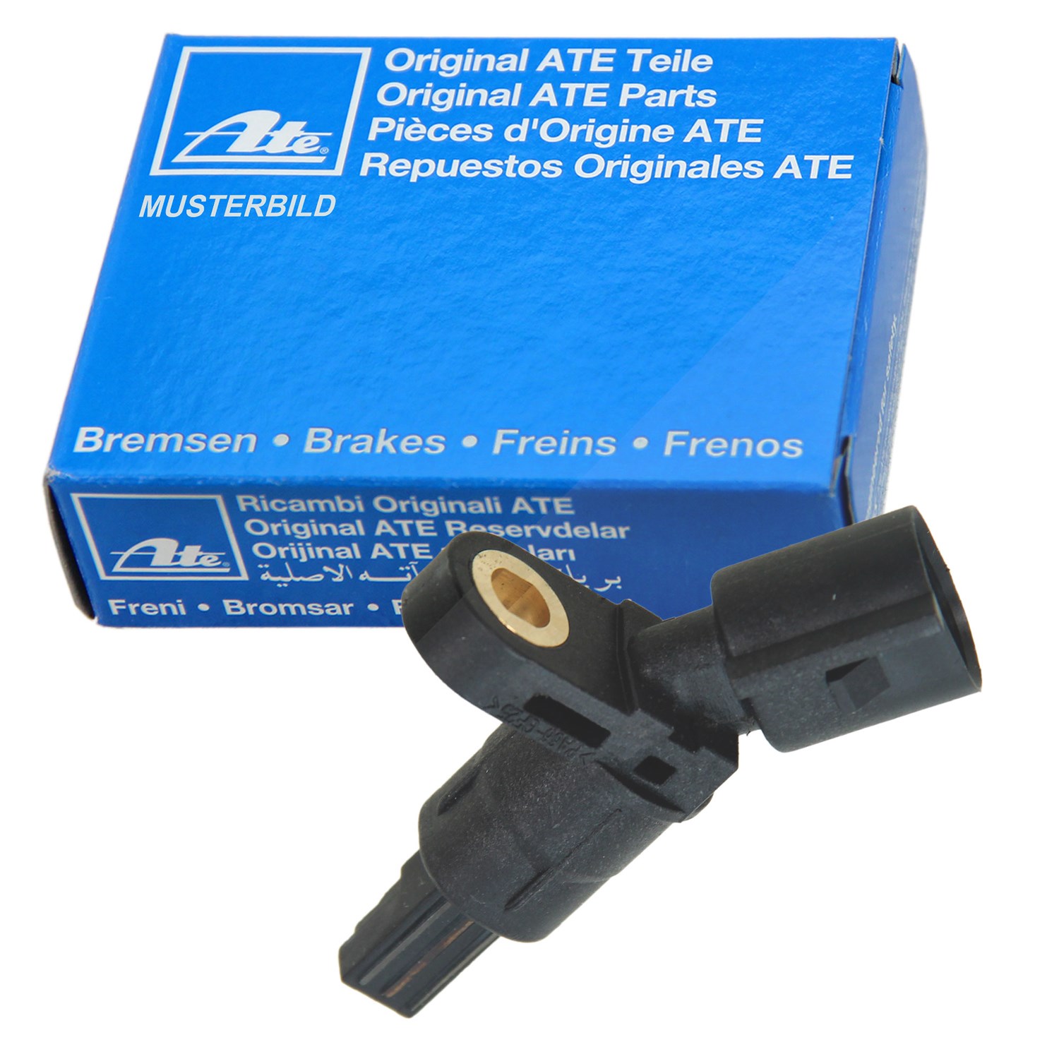 Ate 1x ABS-Sensor Vorder-/Hinterachse rechts [Hersteller-Nr. 24.0711-5272.3] für Seat, Porsche, Skoda, Audi, VW