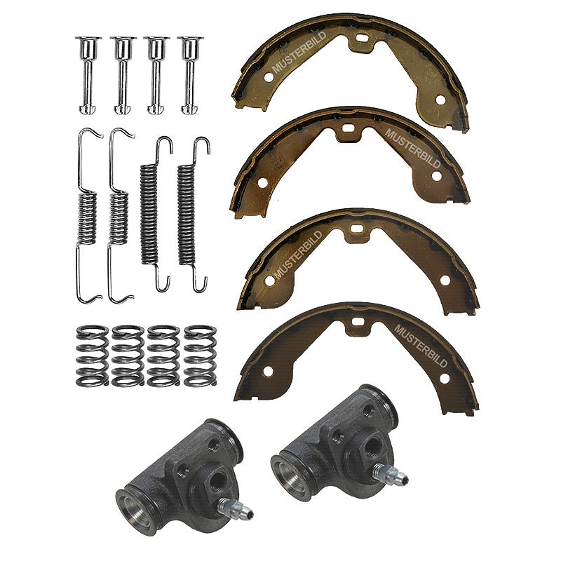 Bestprice Bremsbacken + Radbremszylinder + Zubehör [Hersteller-Nr. 10604599] für Opel