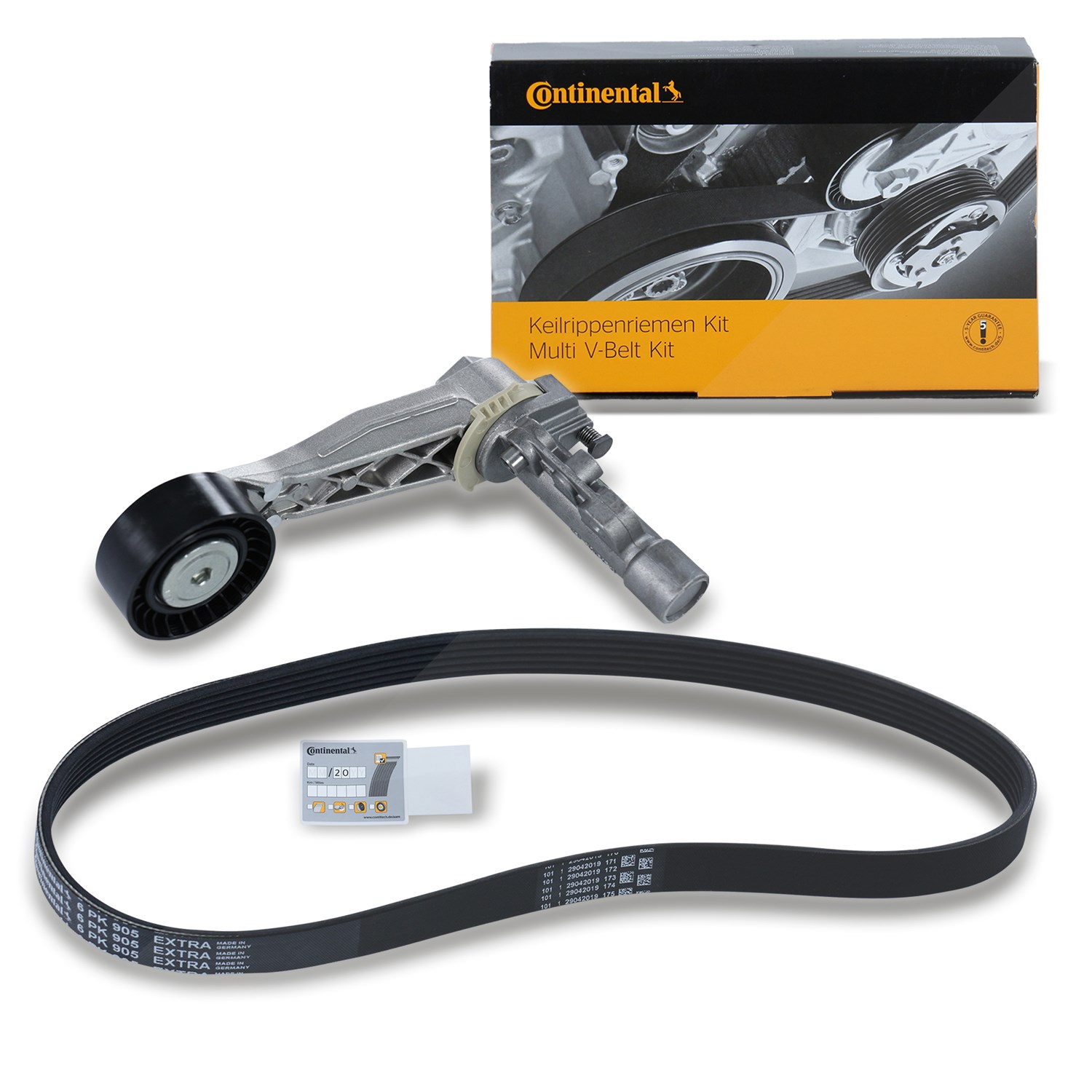 Continental Ctam Keilrippenriemensatz [Hersteller-Nr. 6PK905EXTRAK1] für Ds, Peugeot, Citroën, Mini