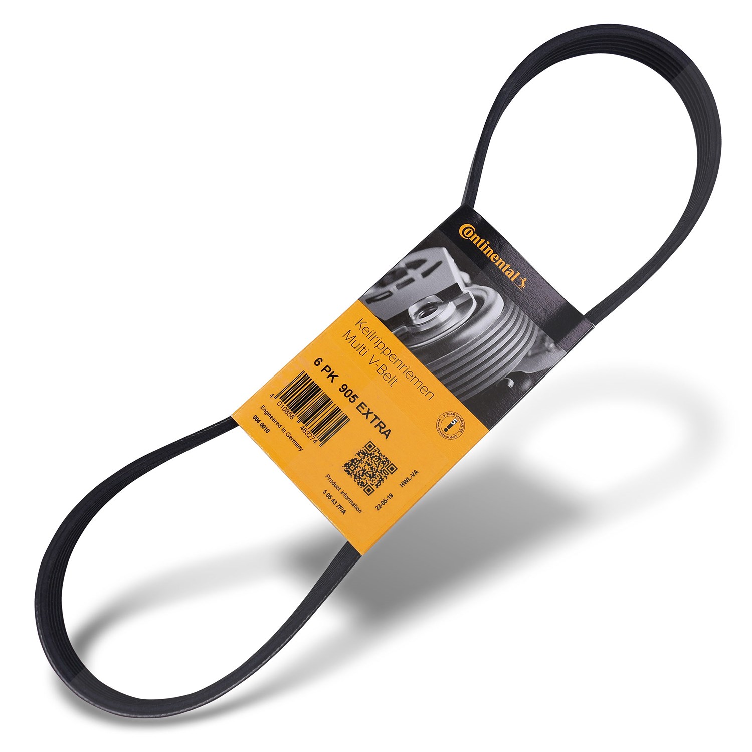 Continental Ctam Keilrippenriemen [Hersteller-Nr. 6PK905EXTRA] für Mini, Ds, Peugeot, Citroën