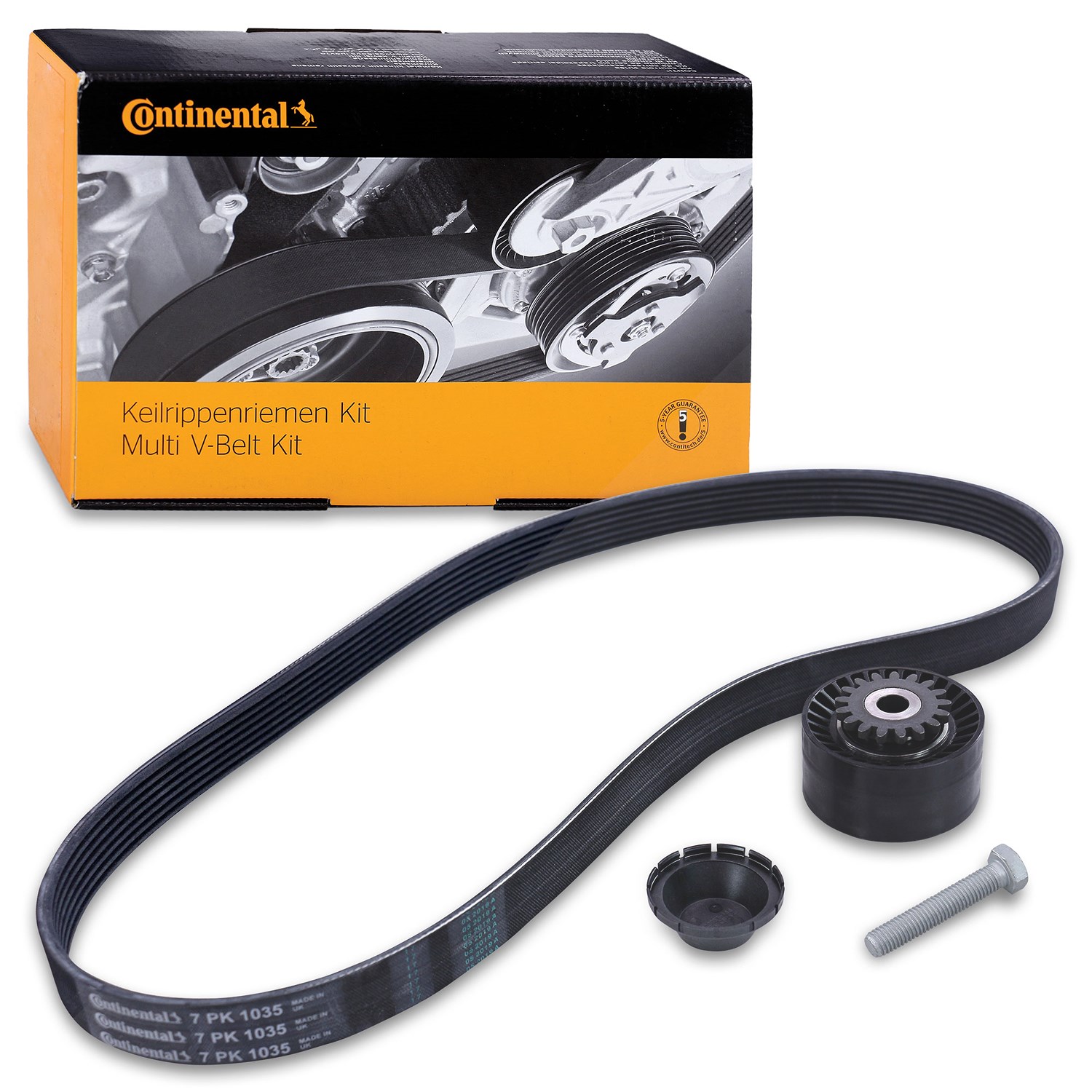 Continental Ctam Keilrippenriemensatz [Hersteller-Nr. 7PK1035K1] für Renault