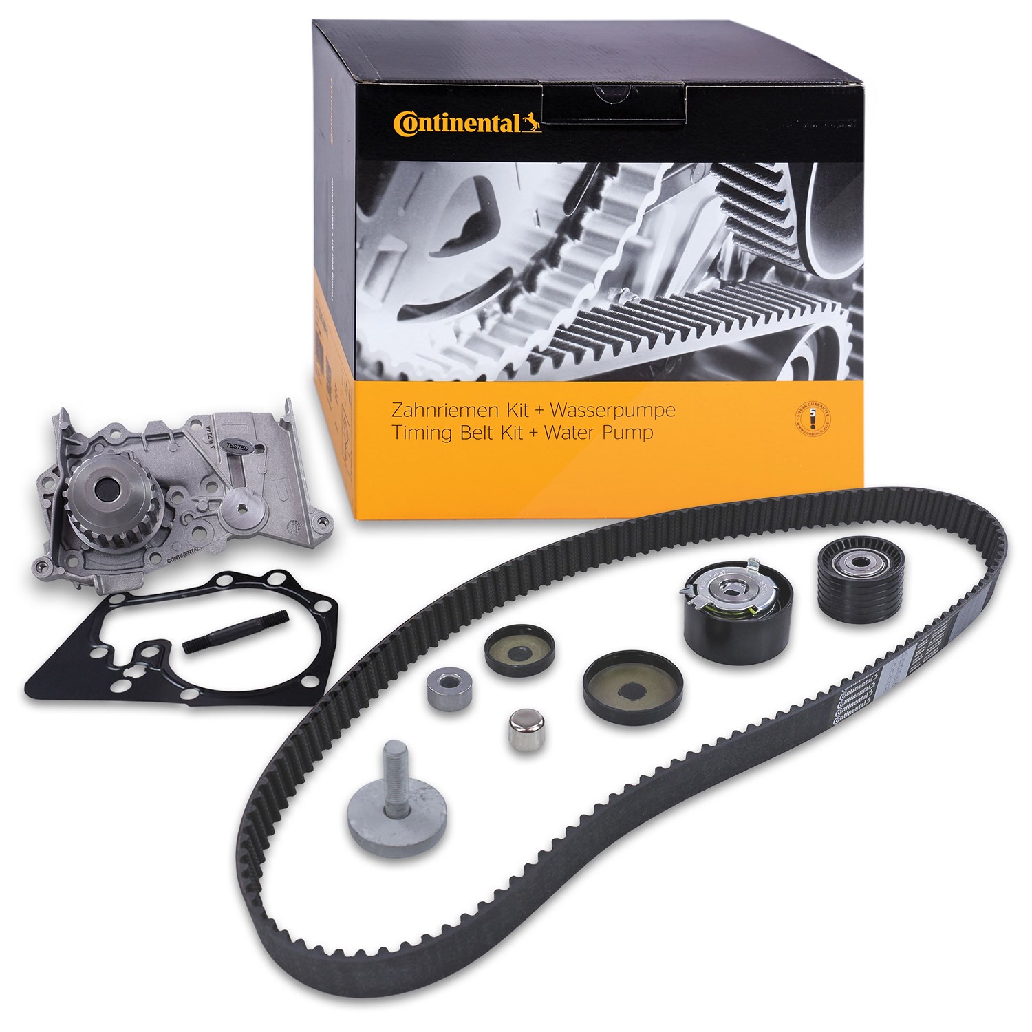 Continental Ctam Wasserpumpe + Zahnriemensatz [Hersteller-Nr. CT1179WP4] für Renault