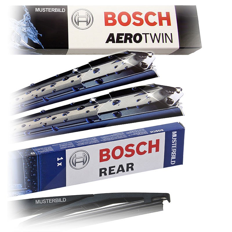 Bosch Wischer vorne +hinten [Hersteller-Nr. 31185657] für VW