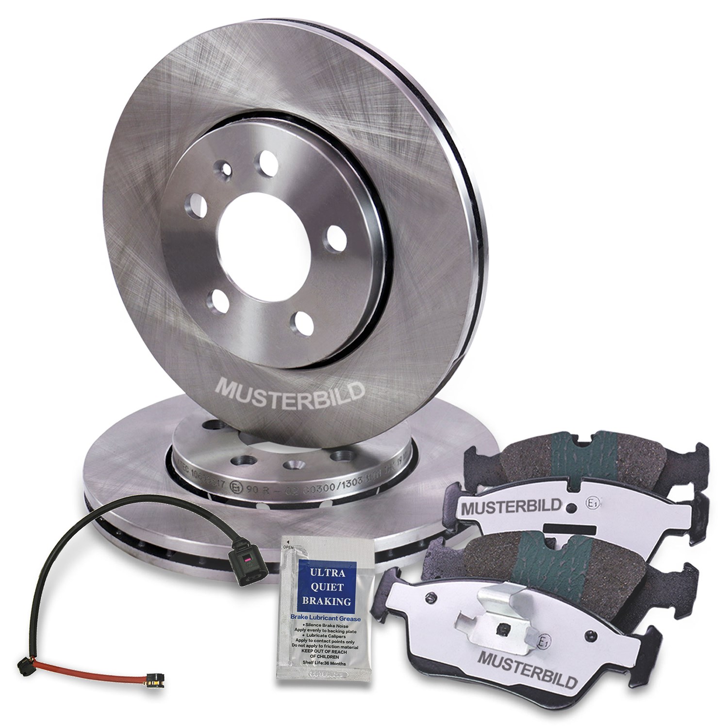 Bestprice Bremsscheiben+Bremsbeläge +VWK Vorne Belüftet [Hersteller-Nr. 34005559] für BMW