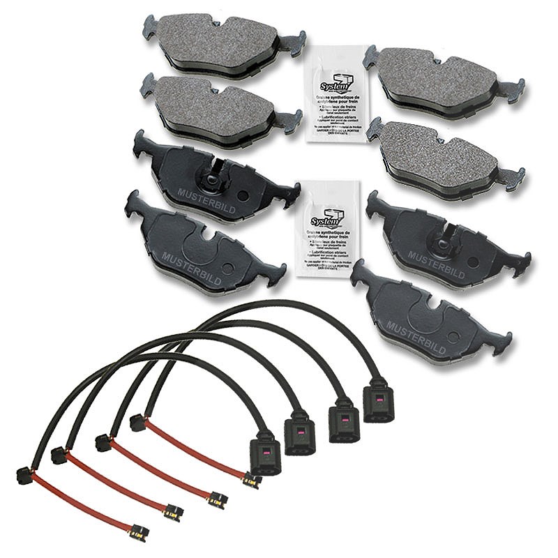 Bestprice Satz Bremsbeläge +VWK Vorder- und Hinterachse [Hersteller-Nr. 31274813] für VW, Audi, Porsche