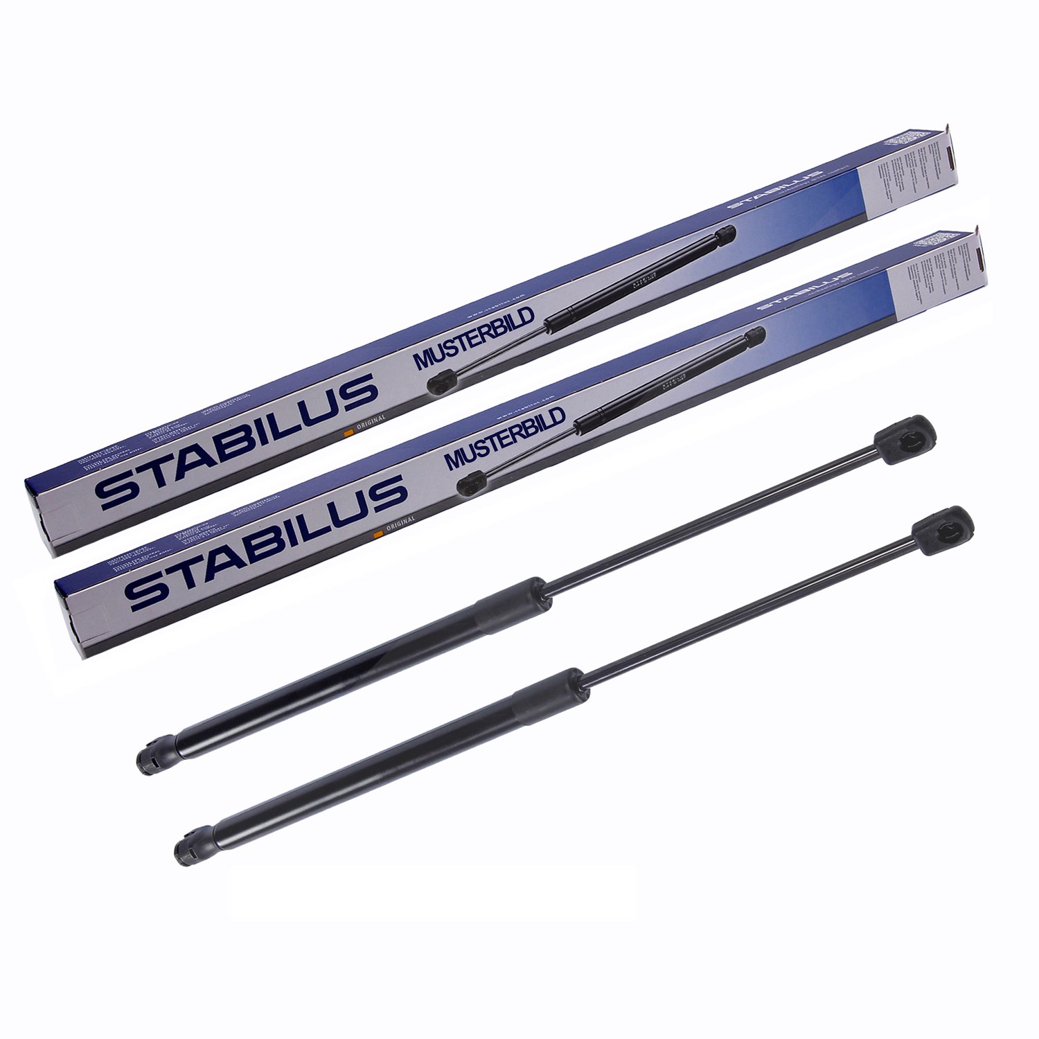 Stabilus 2x Gasfeder, Koffer-/Laderaum [Hersteller-Nr. 2616BK] für Mercedes-Benz