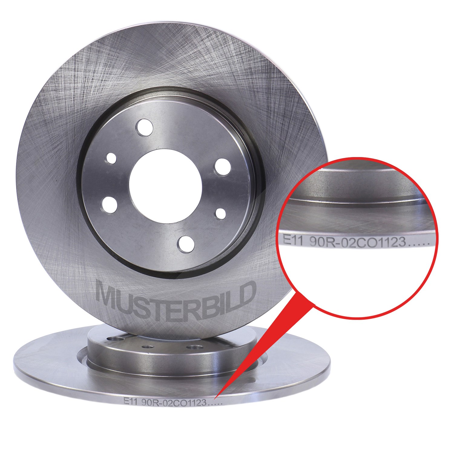 Bestprice 2x Bremsscheibe Hinterachse Voll [Hersteller-Nr. 10601874] für Volvo