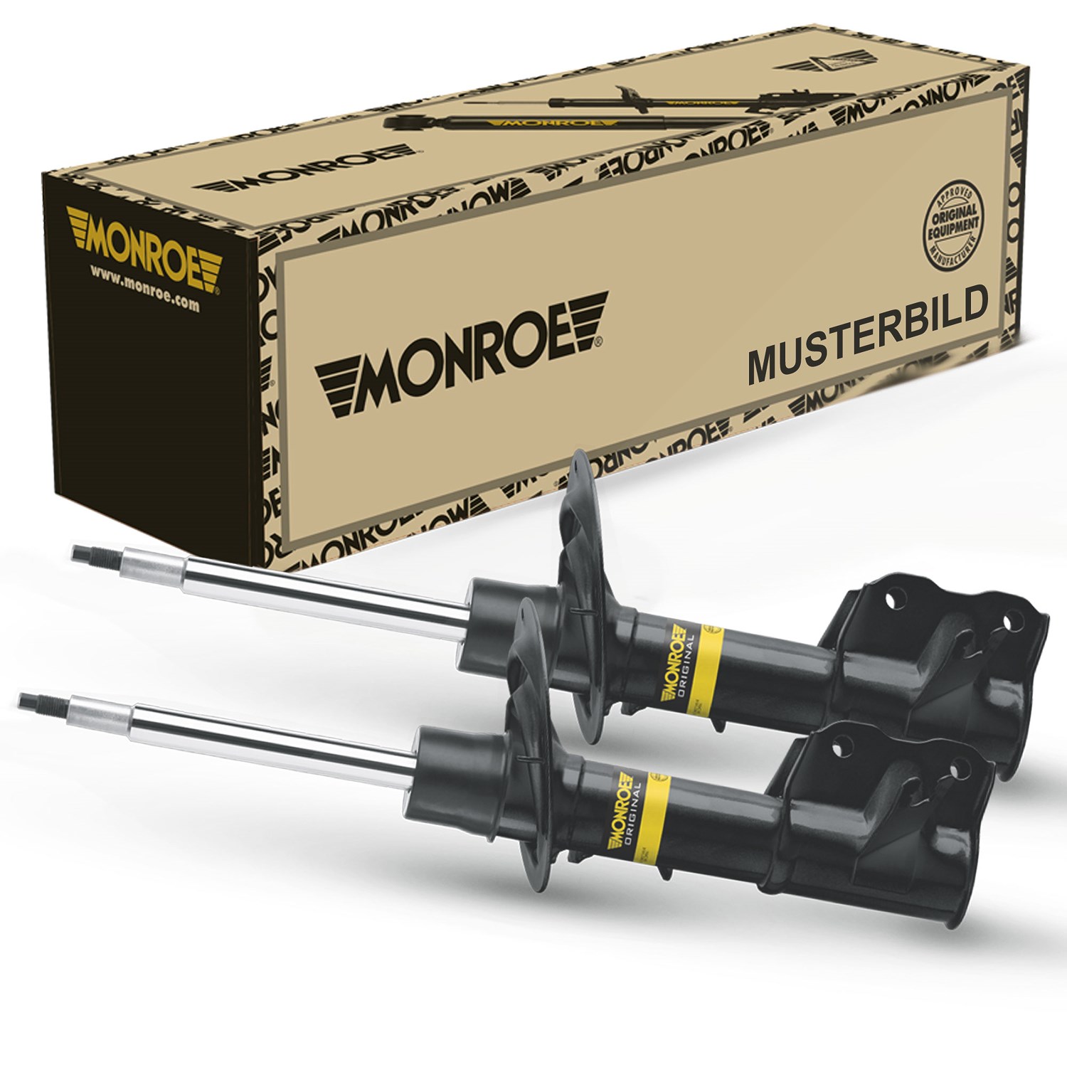 Monroe 2x Stoßdämpfer Hinterachse [Hersteller-Nr. 23948] für Audi