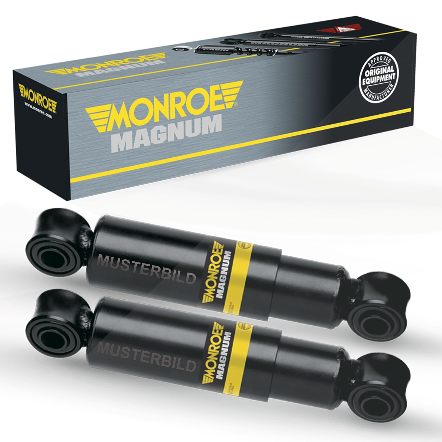 Monroe 2x Stoßdämpfer Hinterachse [Hersteller-Nr. V2515] für Iveco