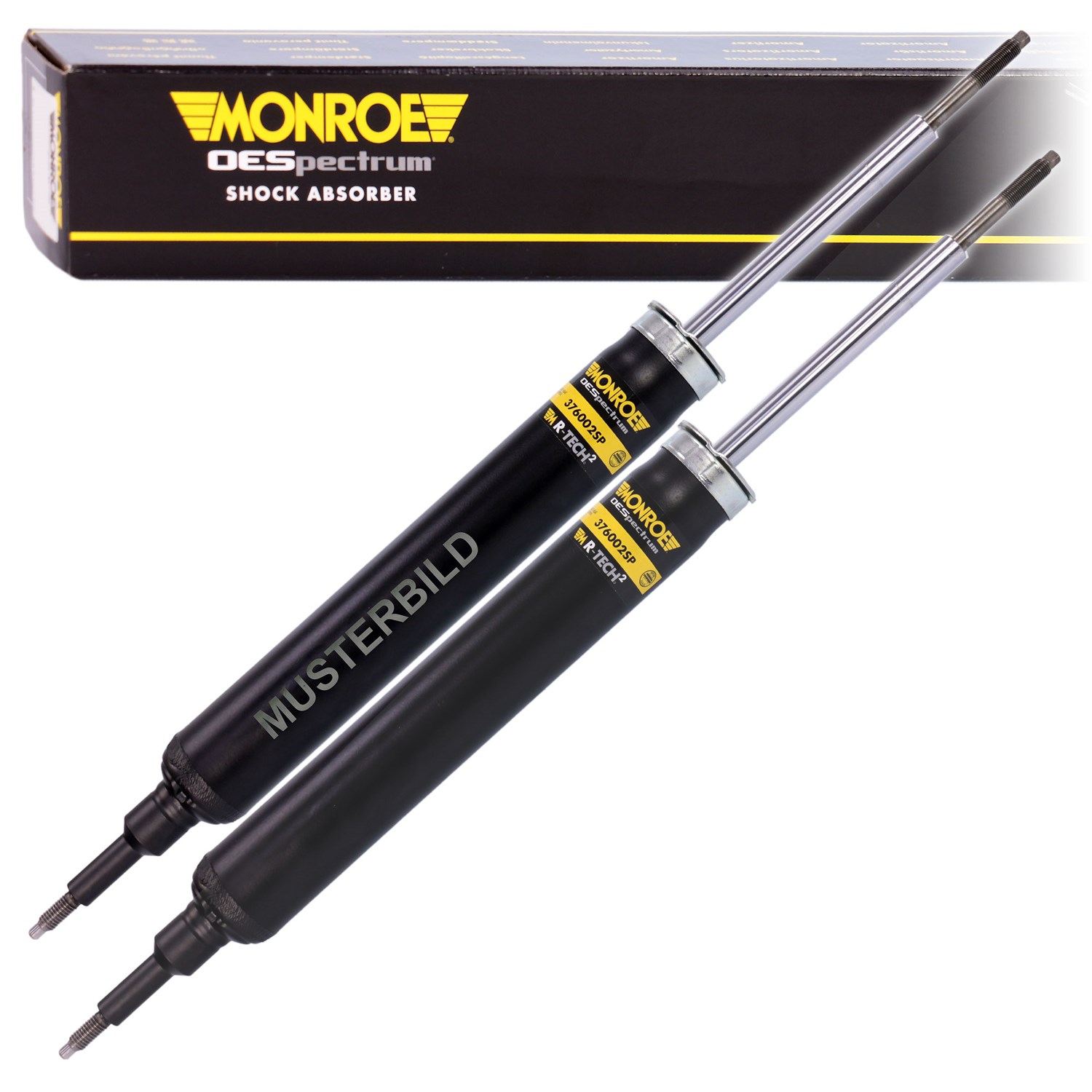 Monroe 2x Stoßdämpfer Hinterachse [Hersteller-Nr. 376213SP] für Audi